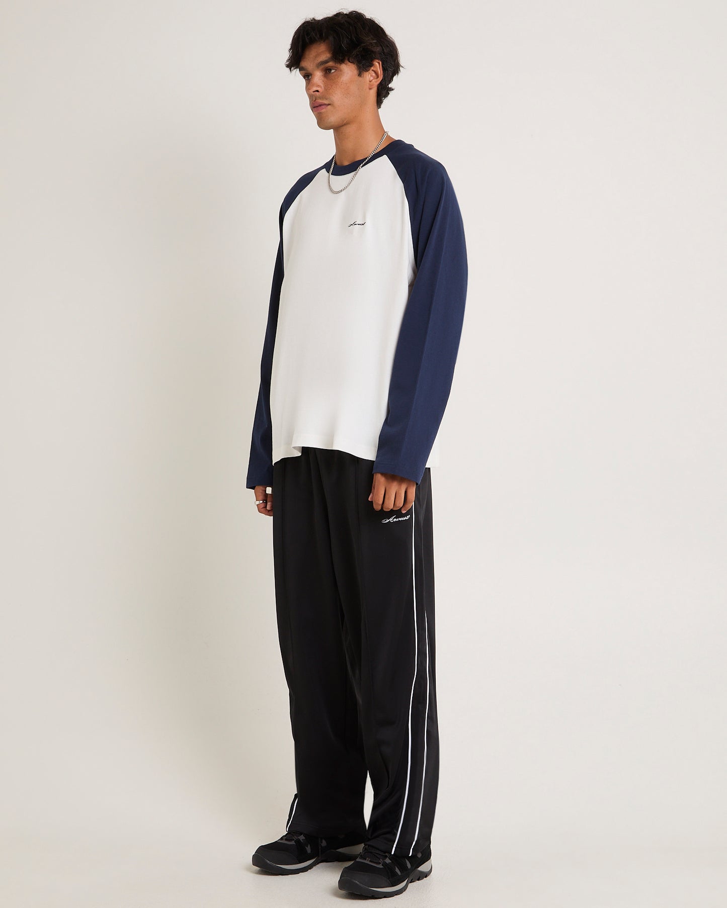 Script Long Sleeve Raglan T-Shirt