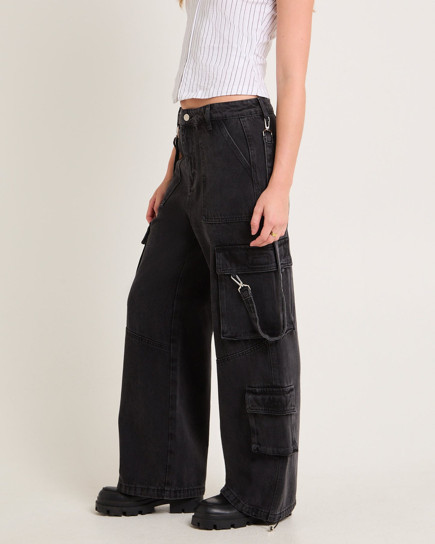 Remedy Denim Cargo Pants