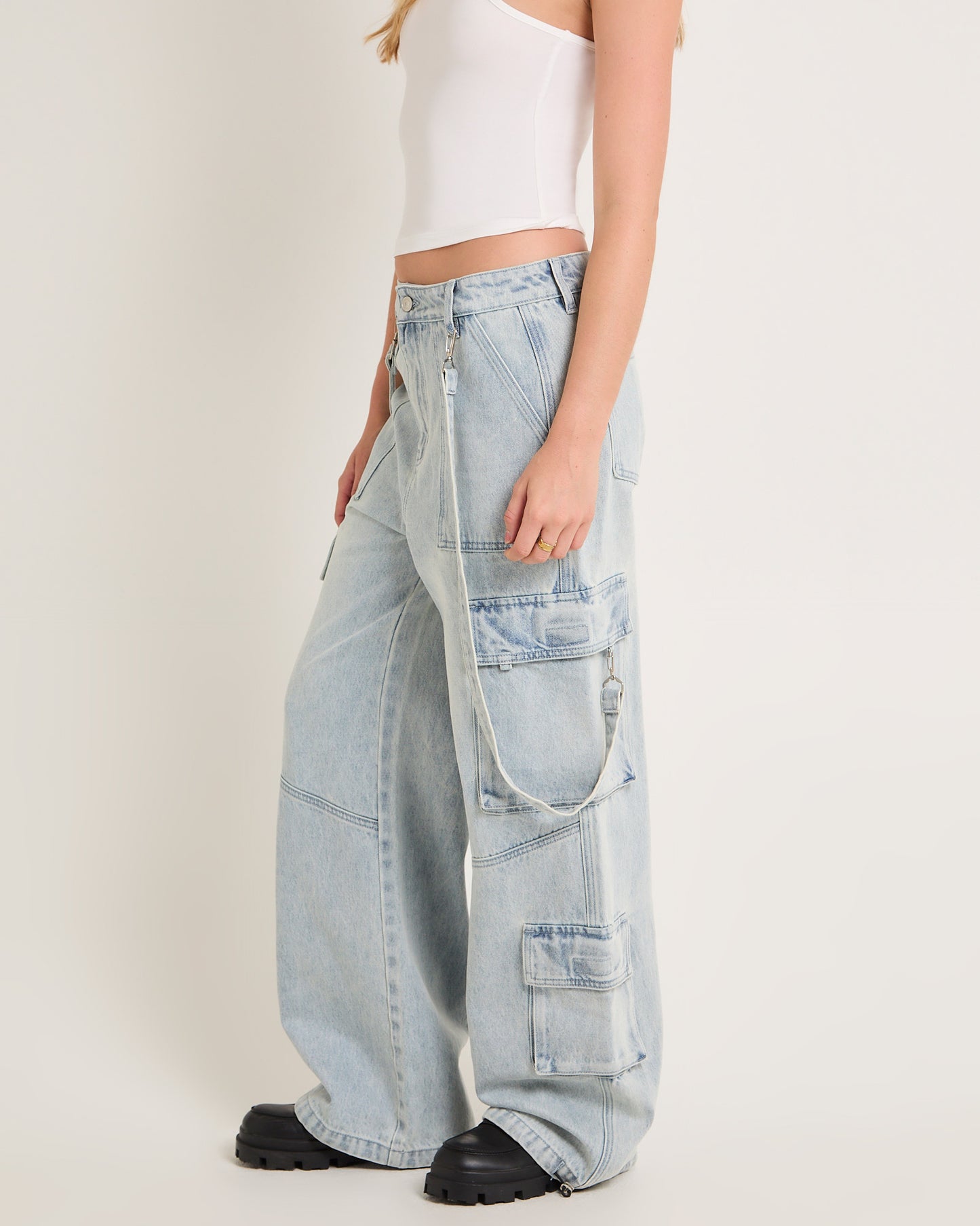 Remedy Denim Cargo Pants