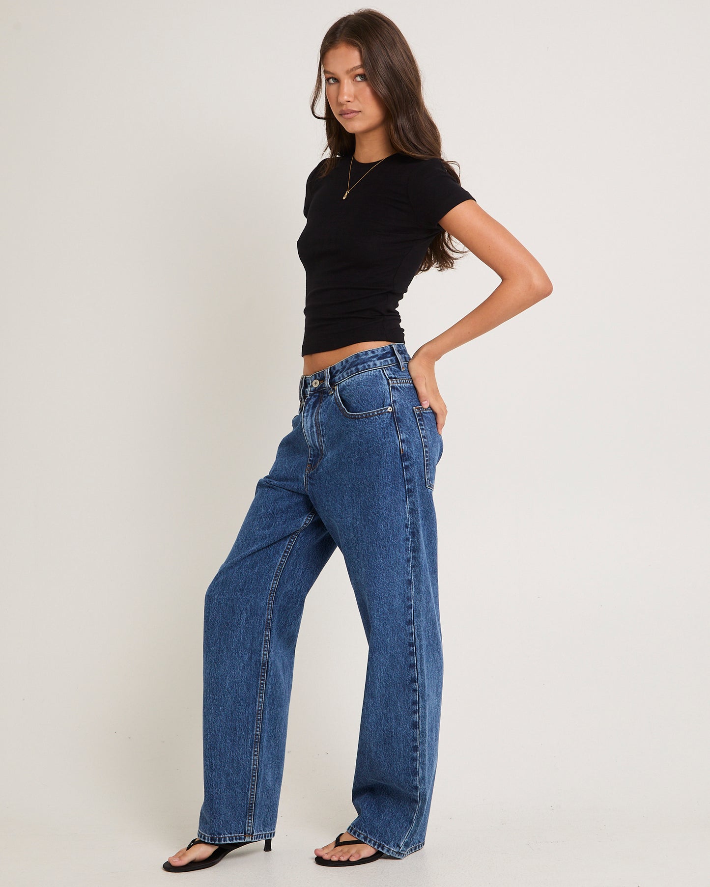 Bobby Baggy Dad Denim Jeans Petite