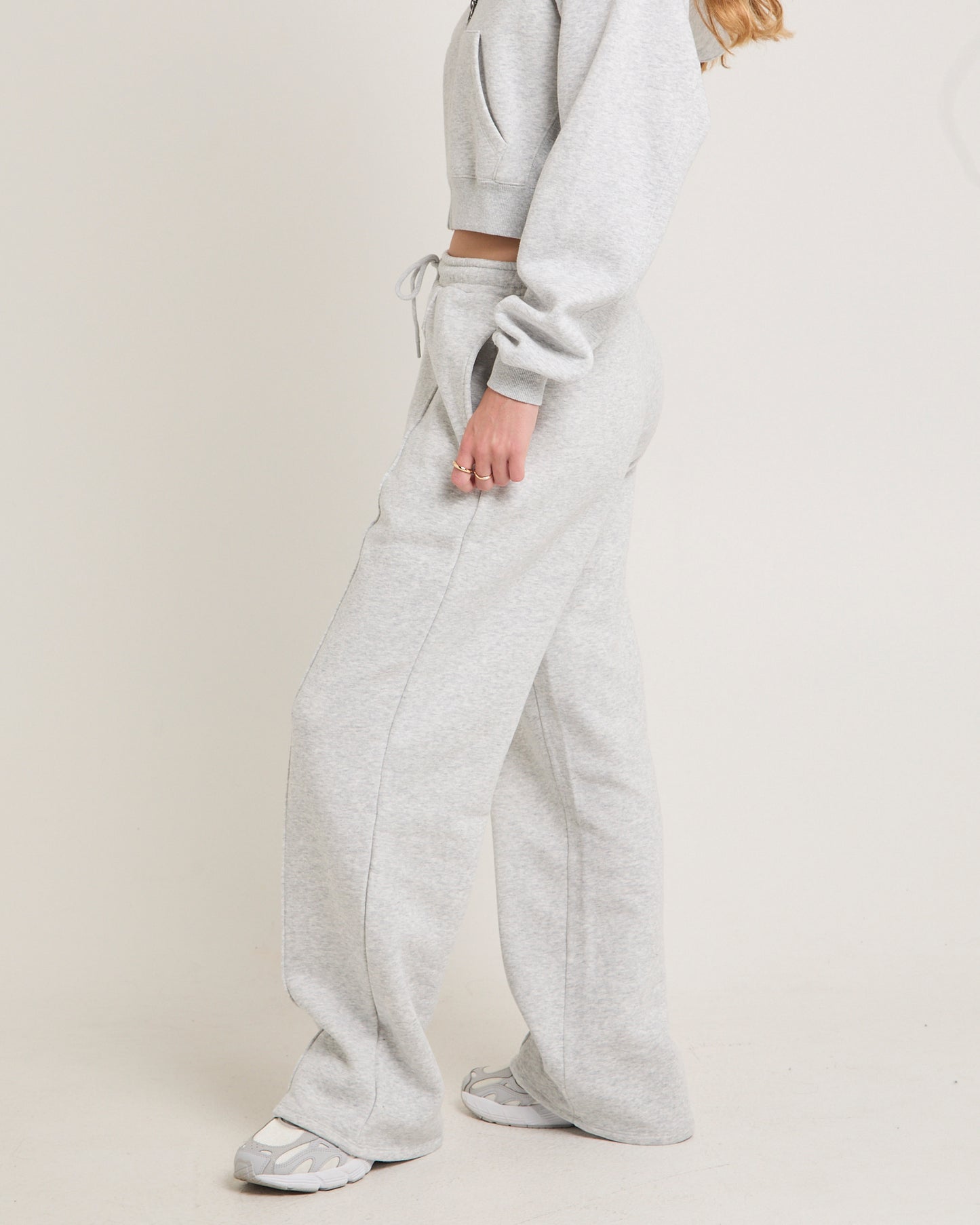 Subtitled Baggy Track Pants