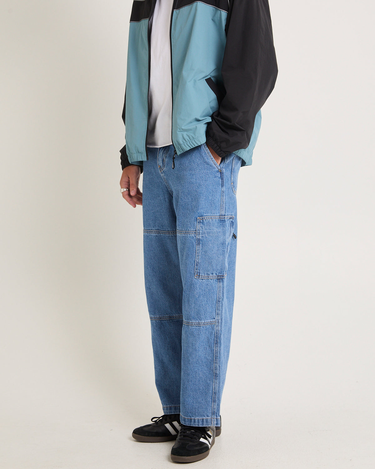 Richmond Workwear Denim Jeans Worn Blue
