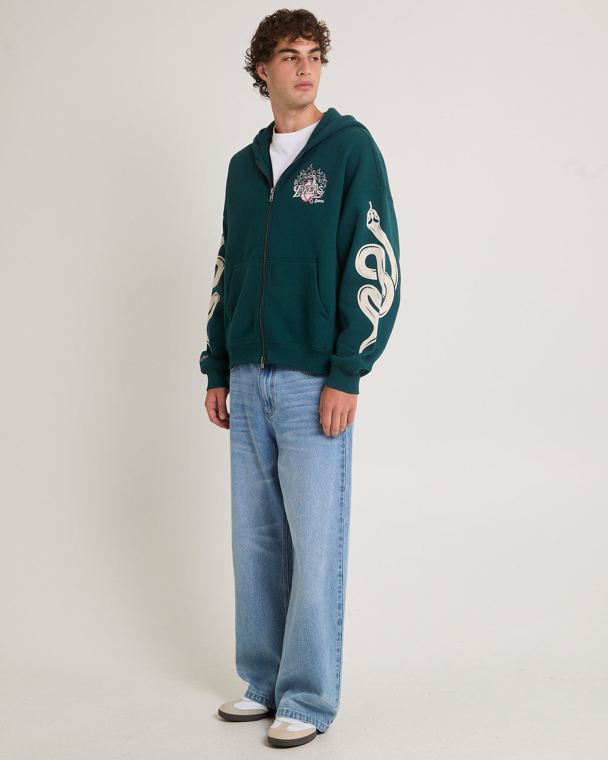 Los Angeles Lakers Slither Hoodie DARK SEA
