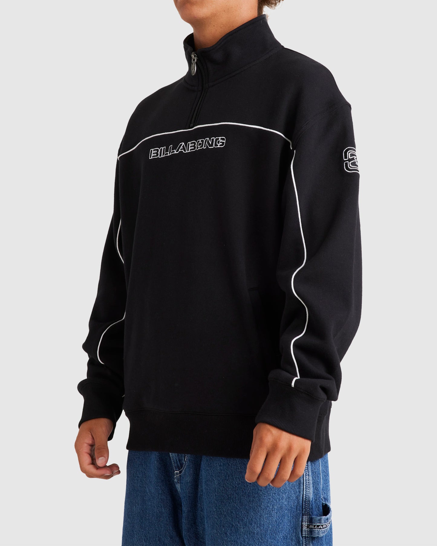 Bracket 1/4 Zip Mock Neck Pullover