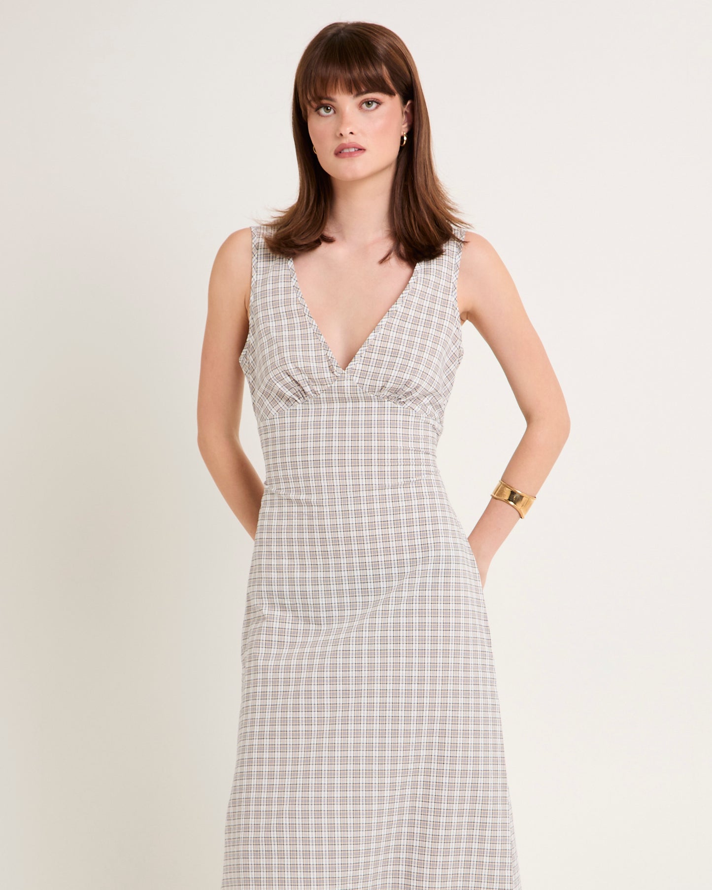 Drew Seersucker Maxi Dress