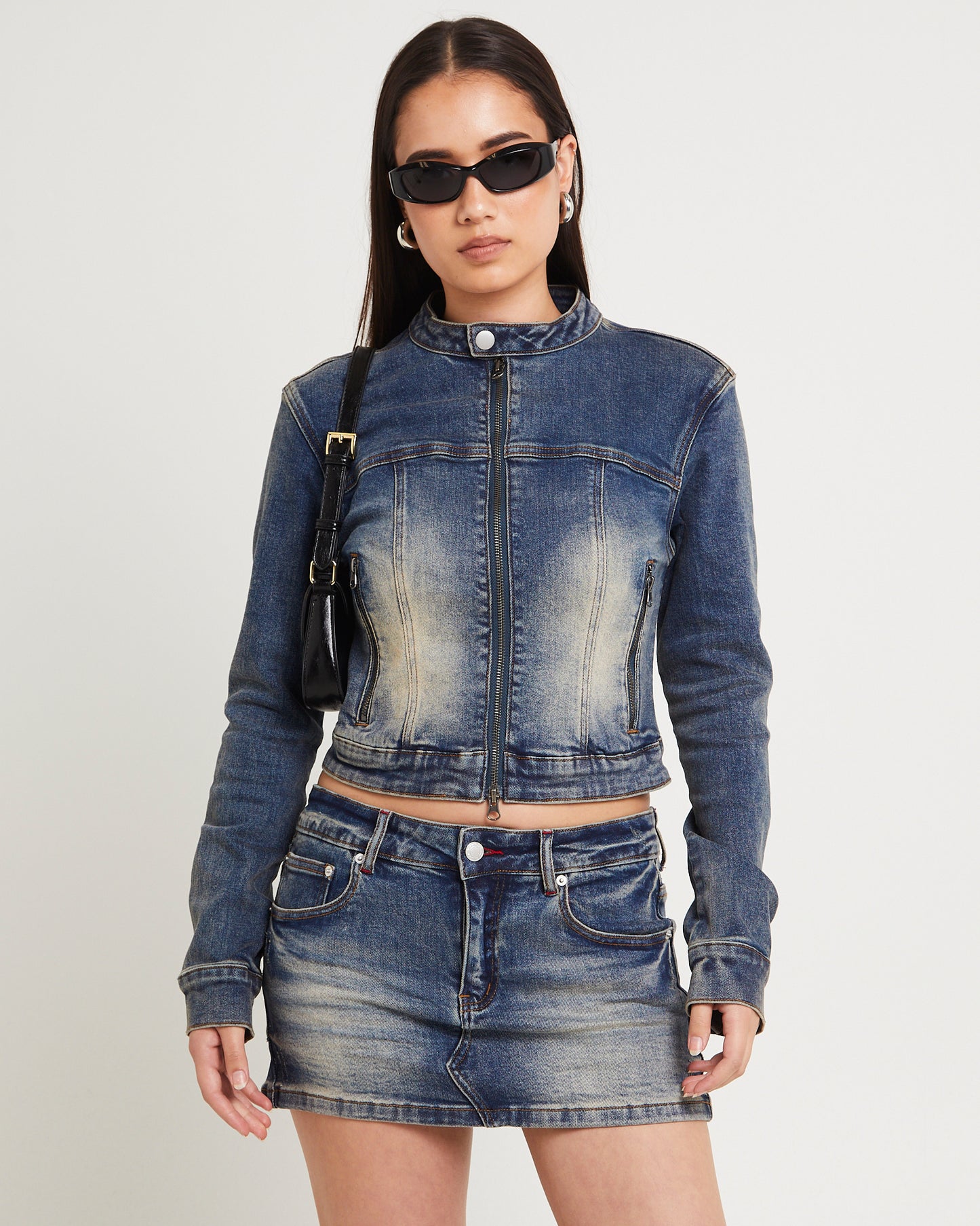 Niche Denim Moto Jacket