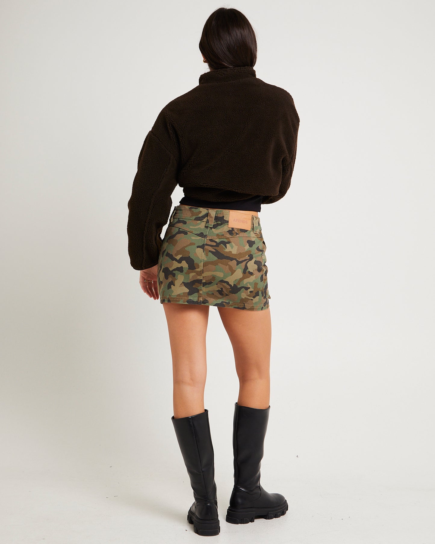 Hidden Low Rise Workwear Skirt