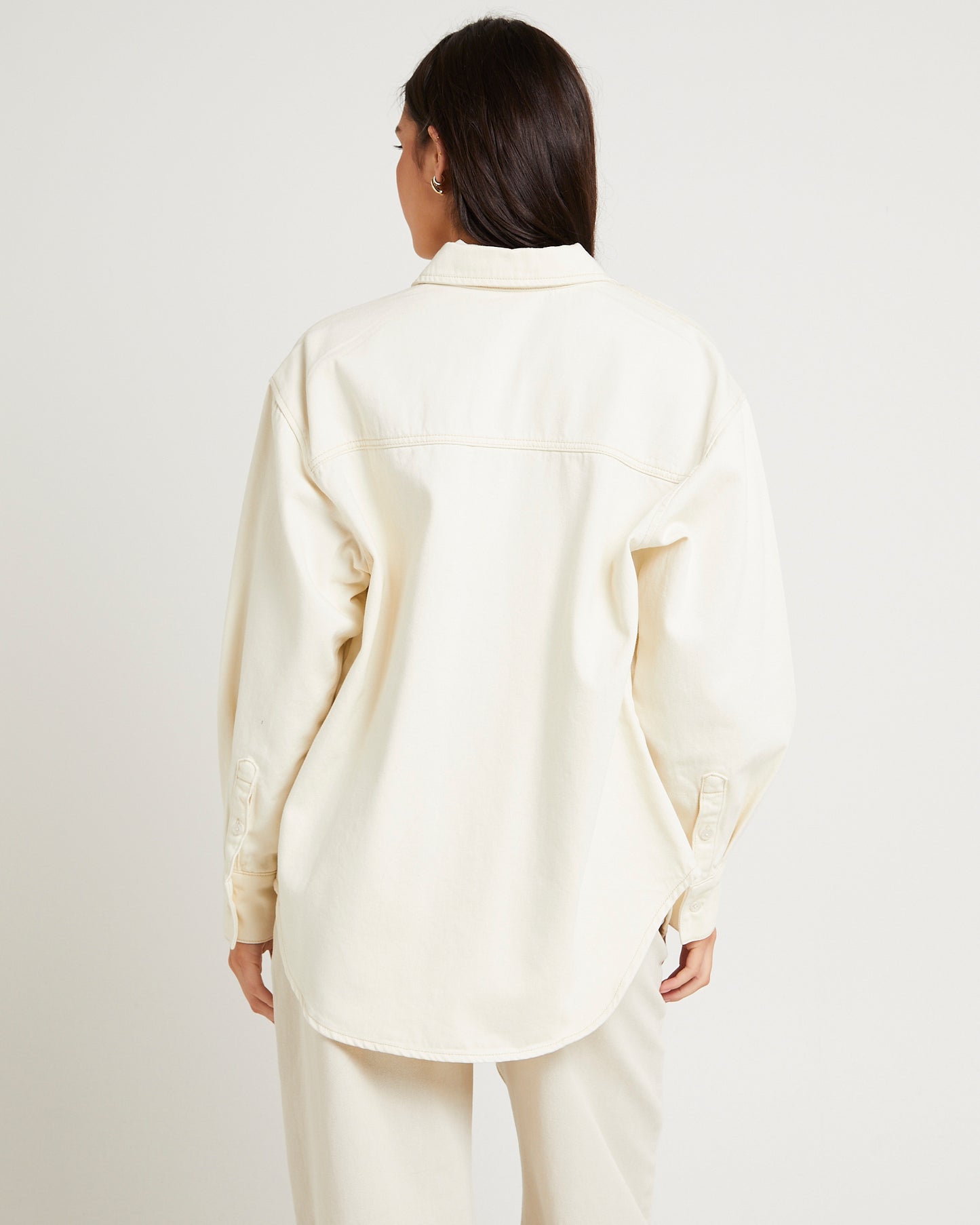Delta Denim Oversized Long Sleeve Shirt