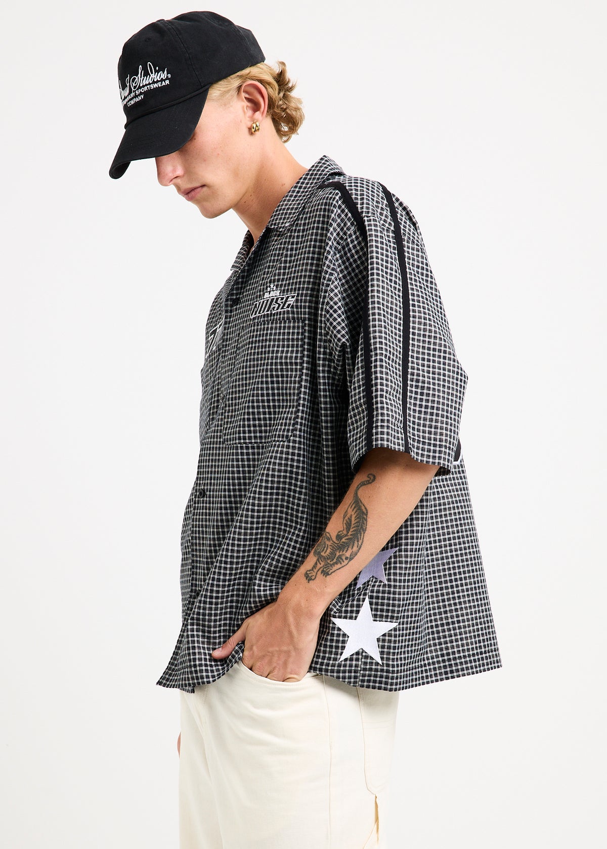 Noise Short Sleeve Shirt BLACK