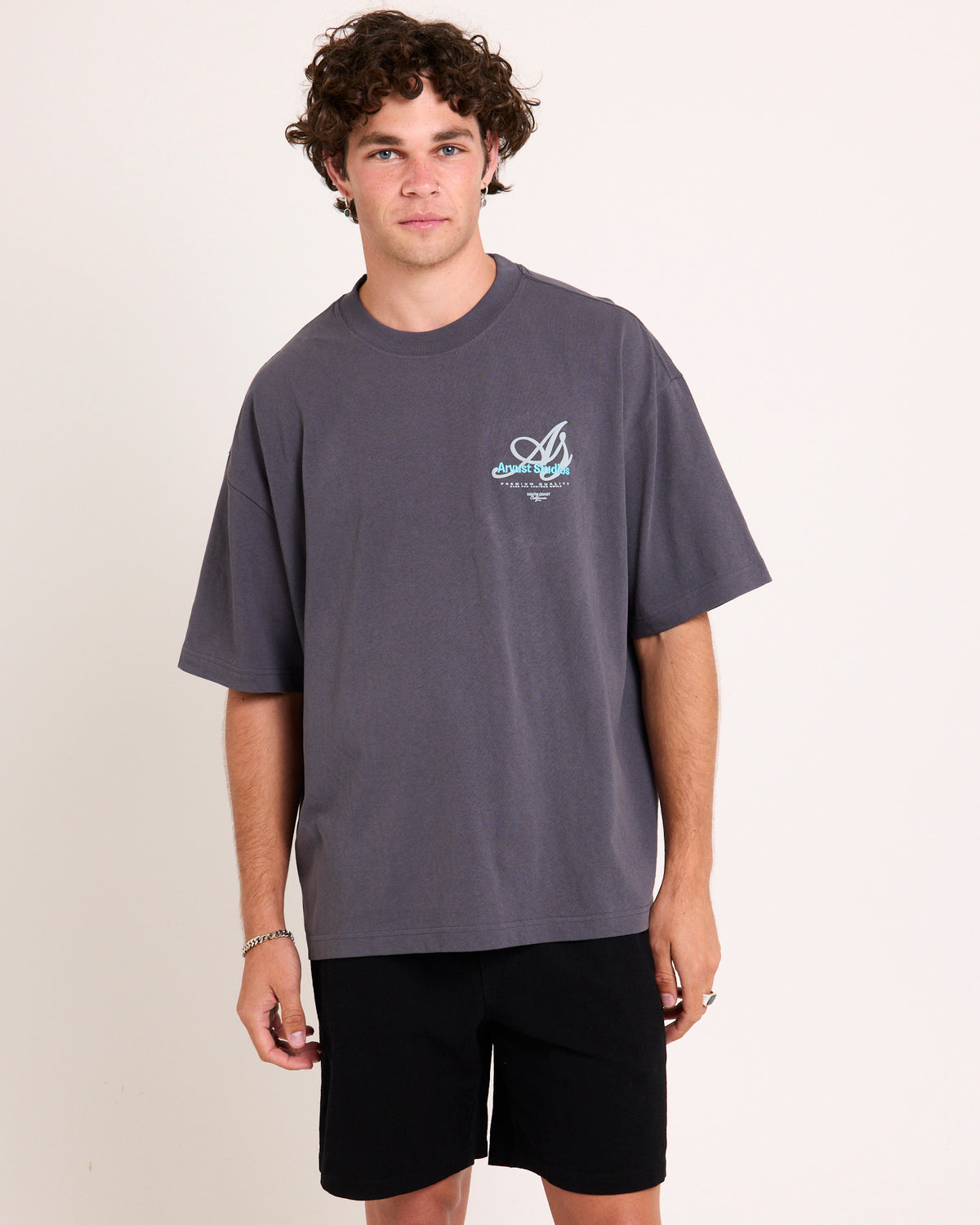Studio Cropped T-Shirt GREY
