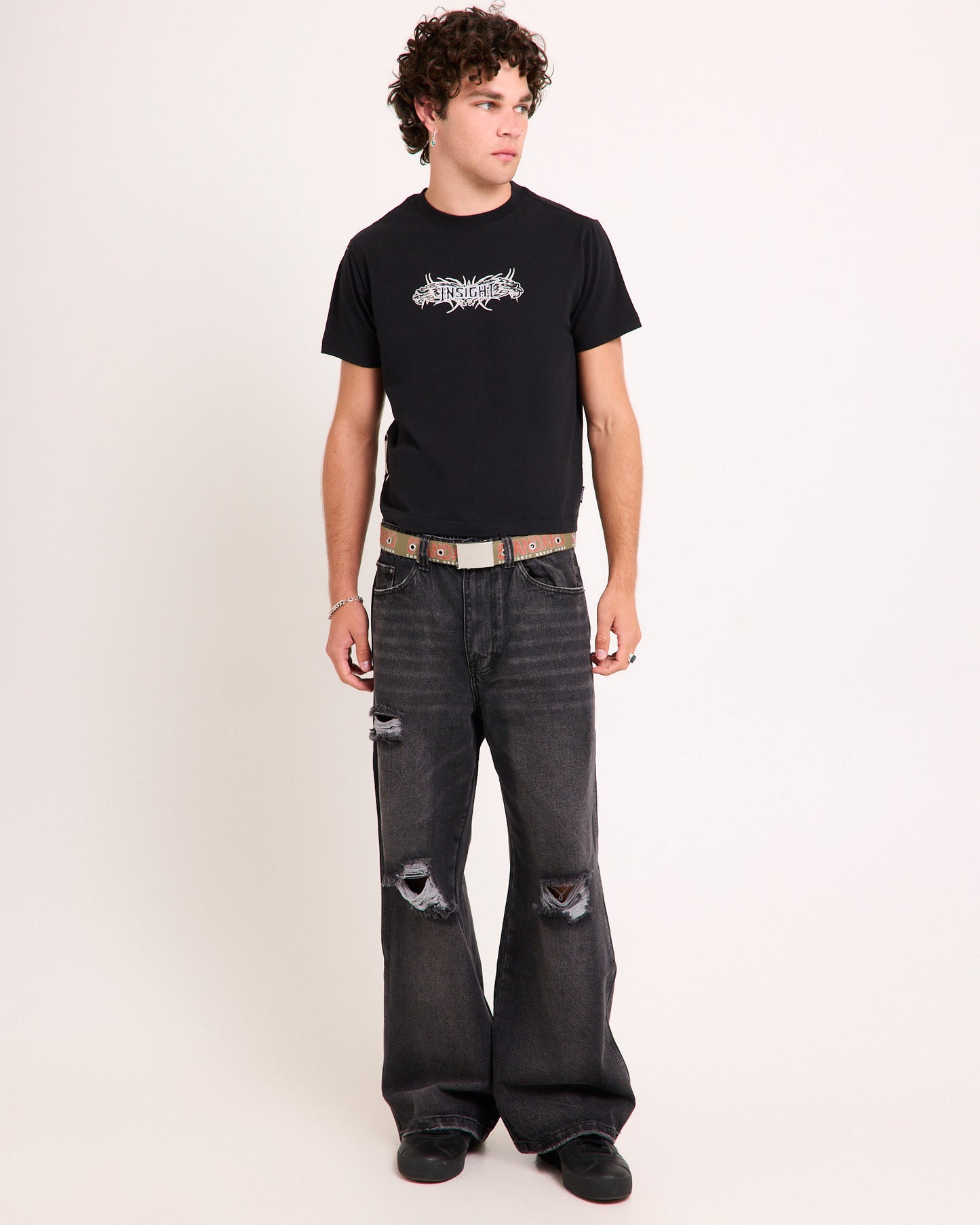 Narco Shrunken Cropped T-Shirt