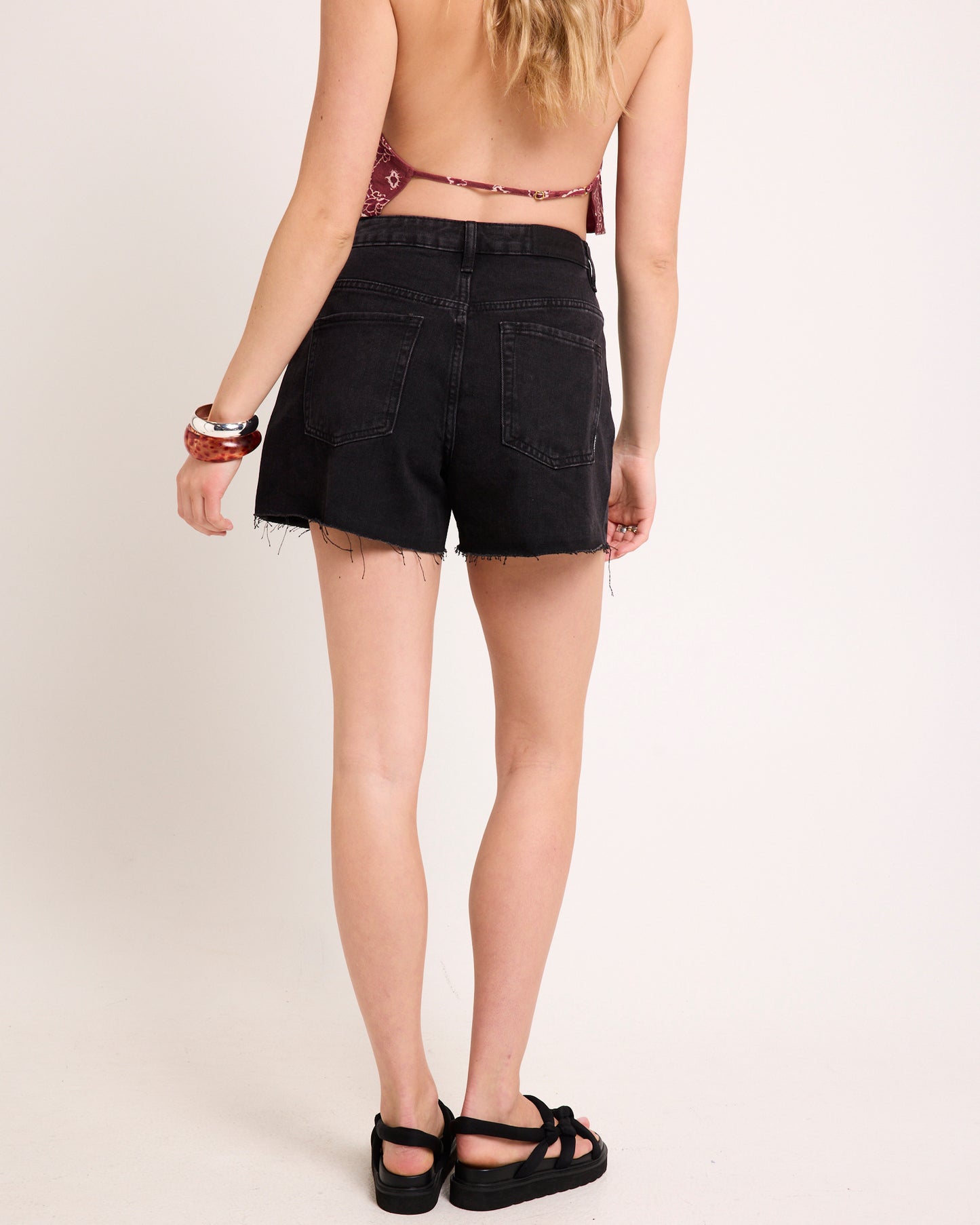 Aggie A-Line Denim Shorts