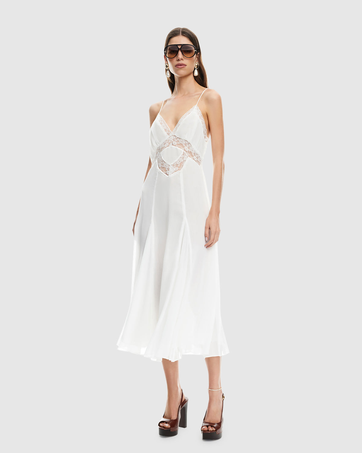 Harmony Midi Dress PEARL