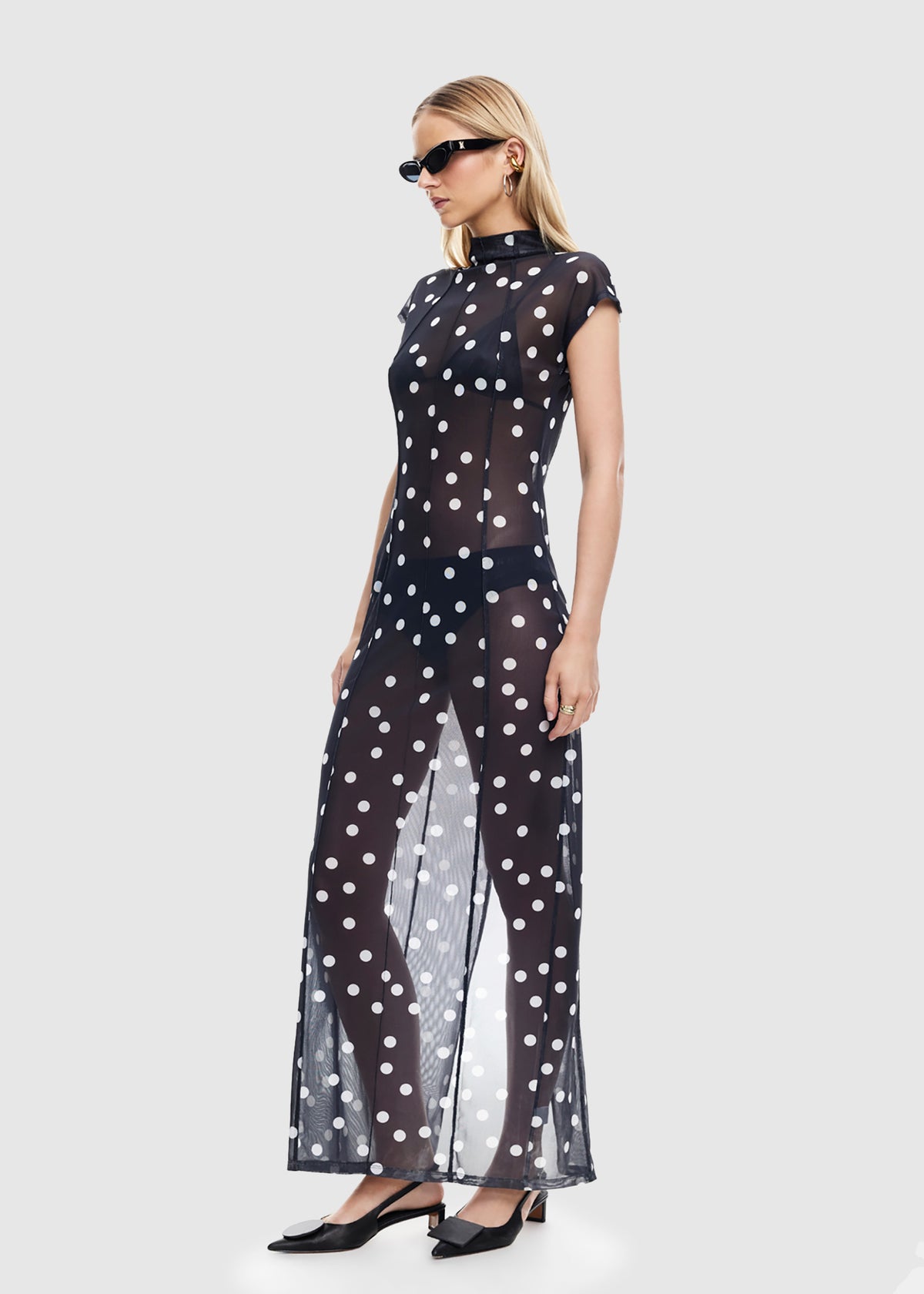 Redefined Maxi Dress NOIR POLKA