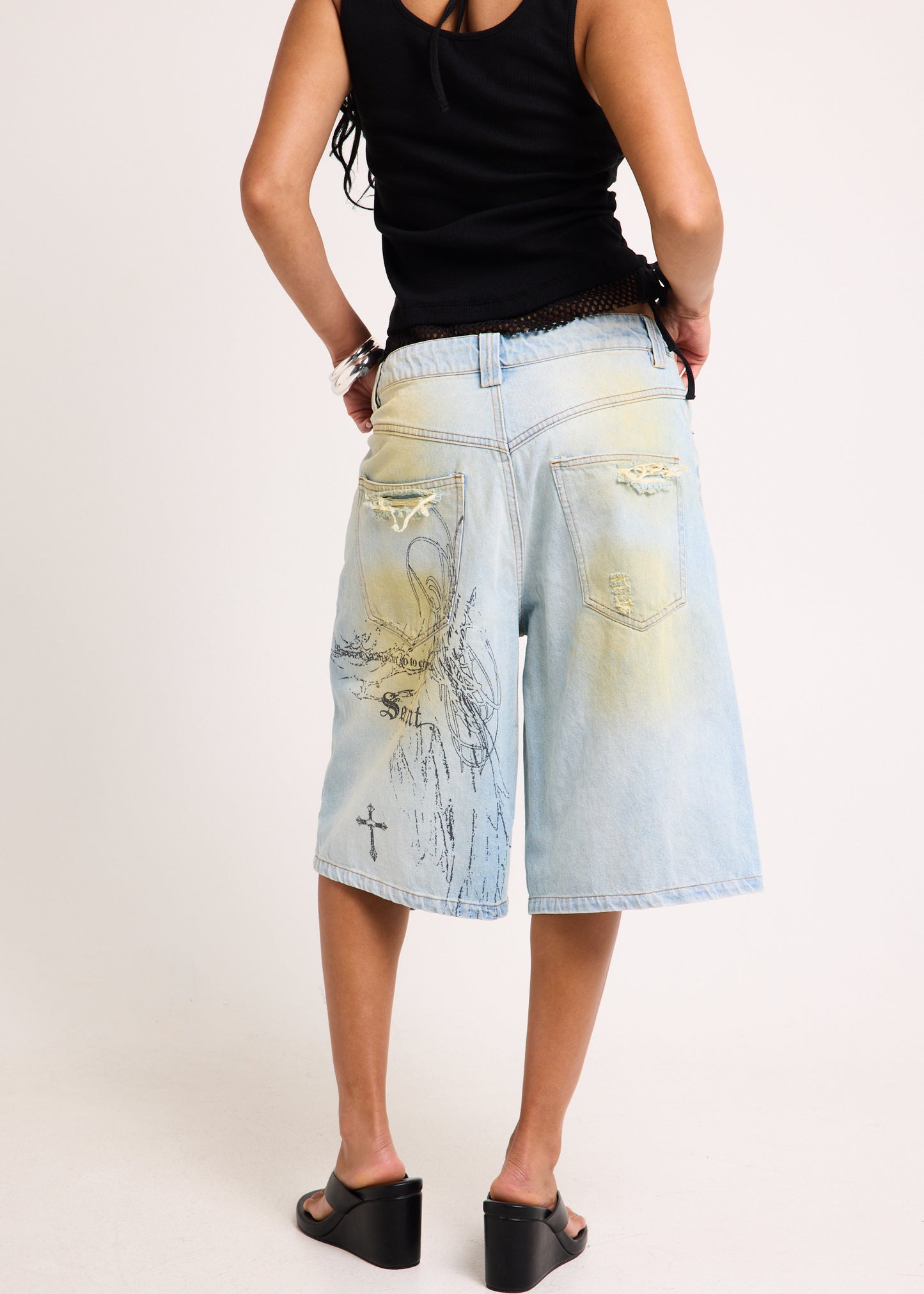 Florence Printed Jorts