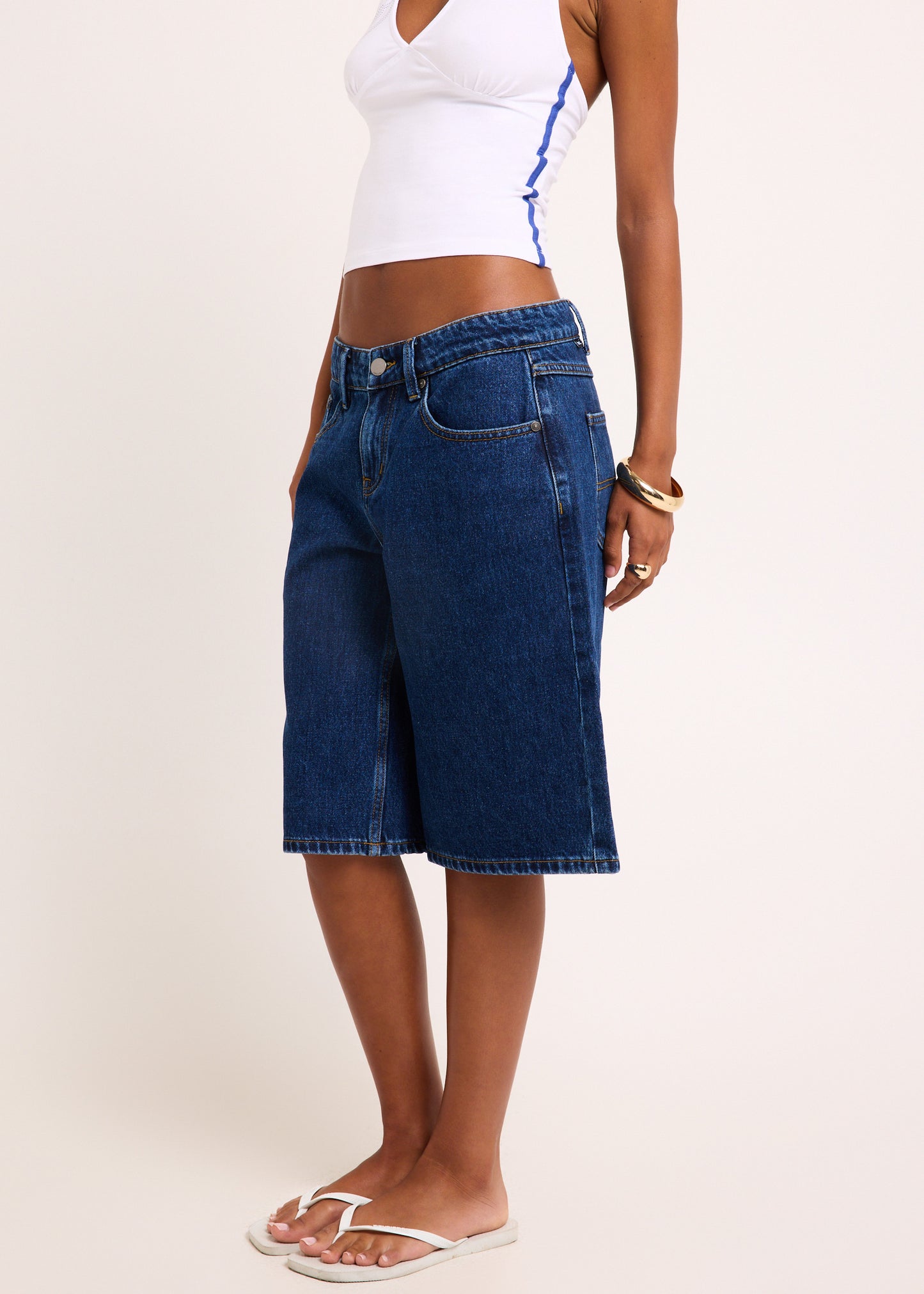 Archive Relaxed Denim Shorts