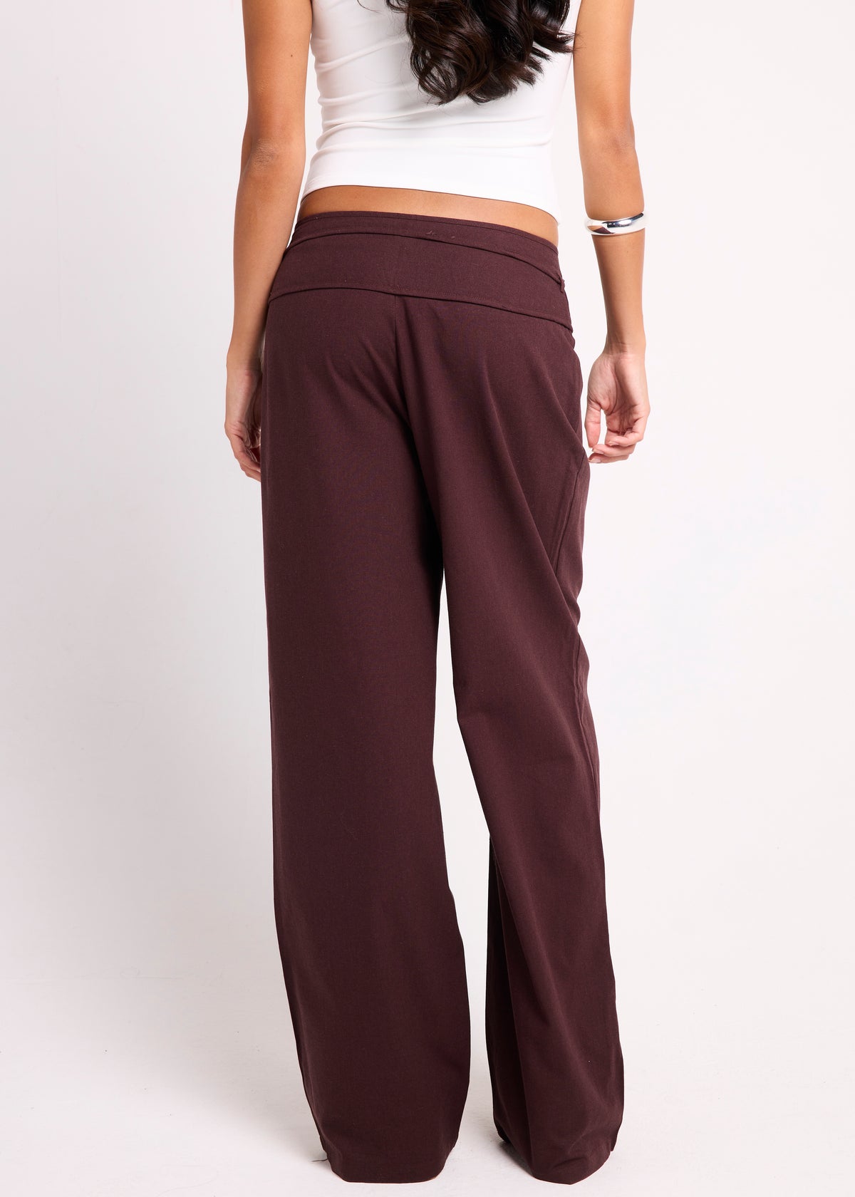 Chelsea Low Rise Pants CHOCOLATE
