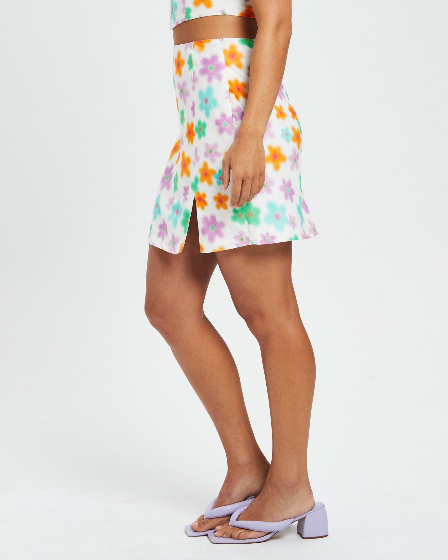 Demi Printed Mini Skirt Floral