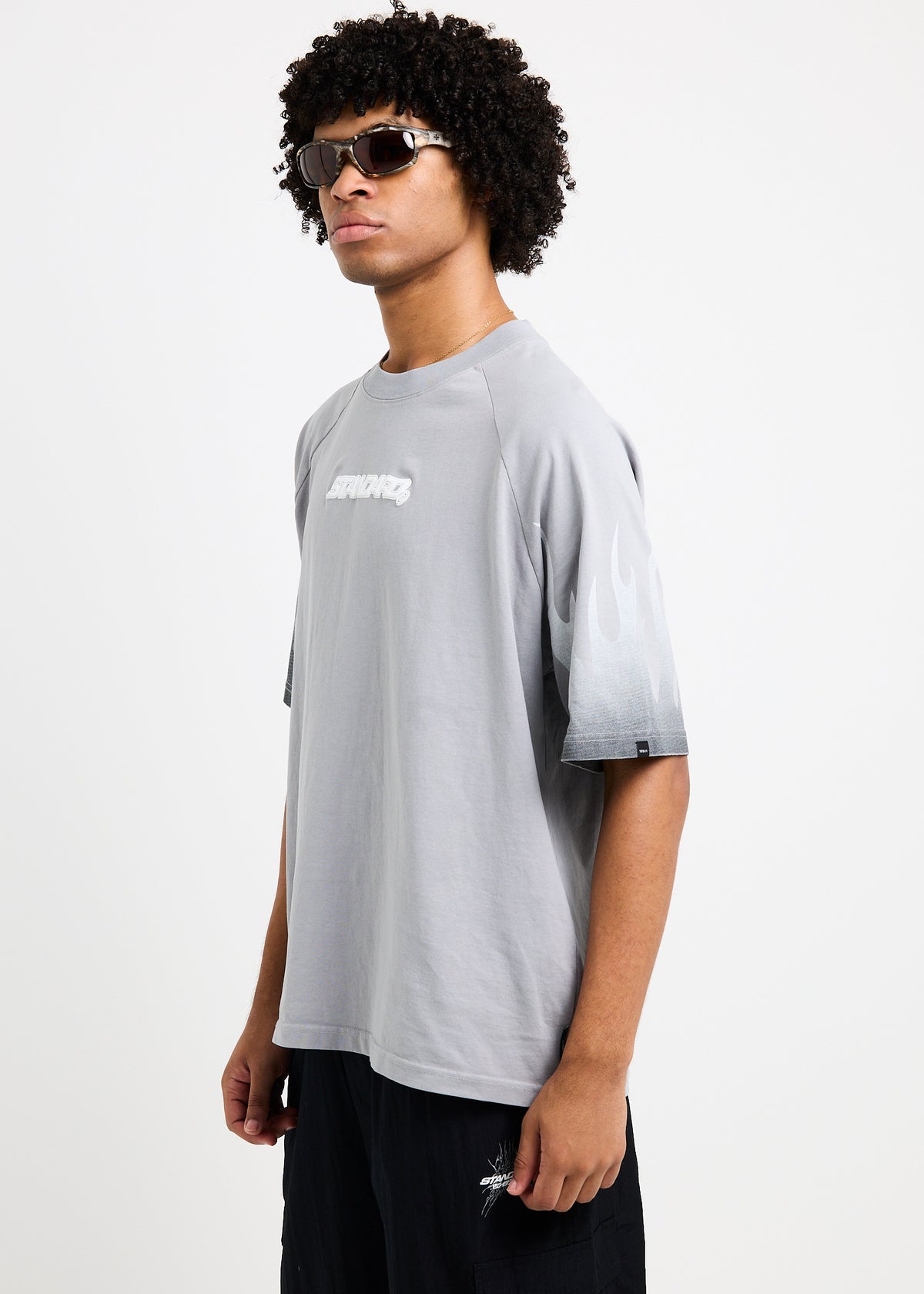 Flame T-Shirt GREY