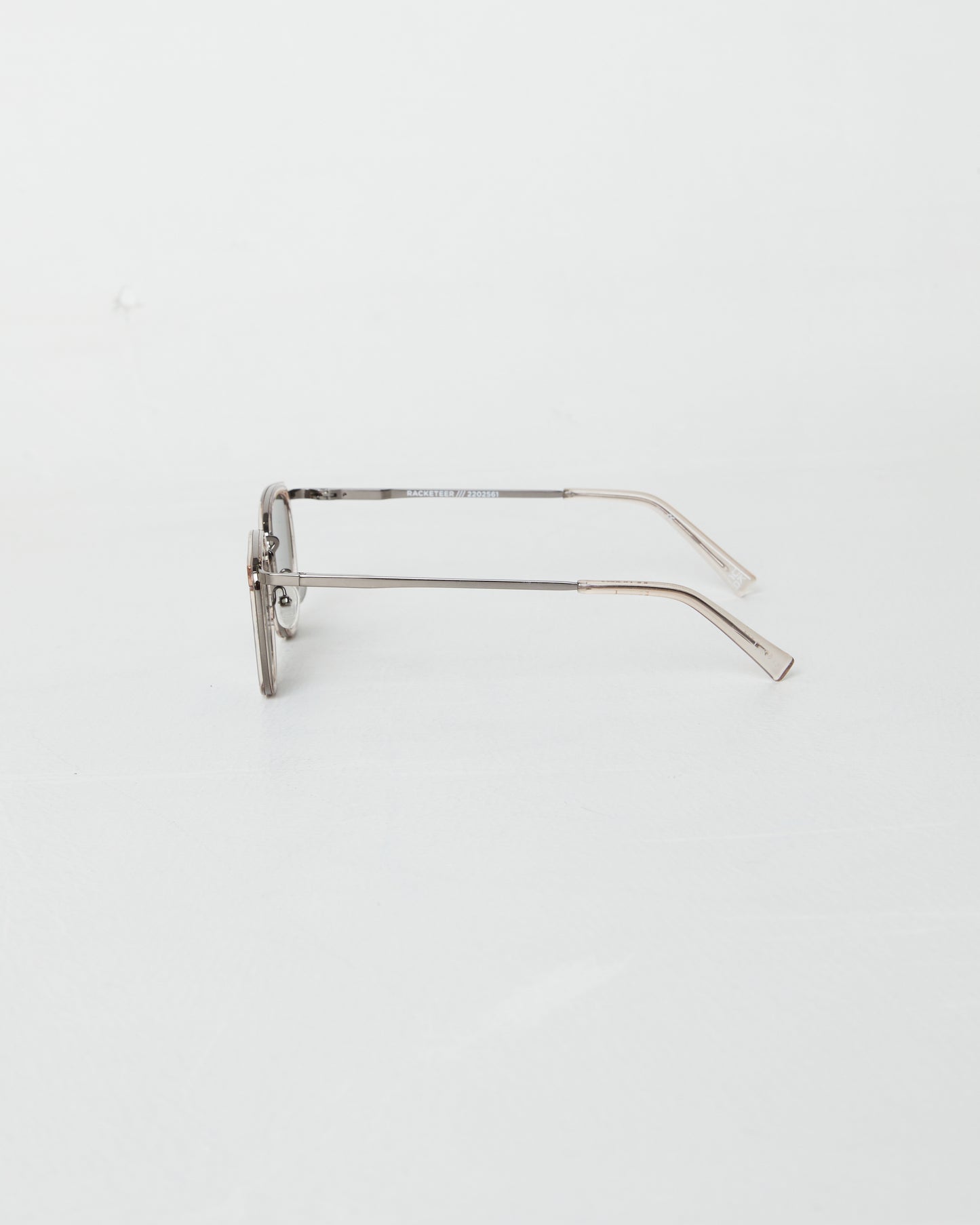 Racketeer Vintage Sunglasses in Clear/Green