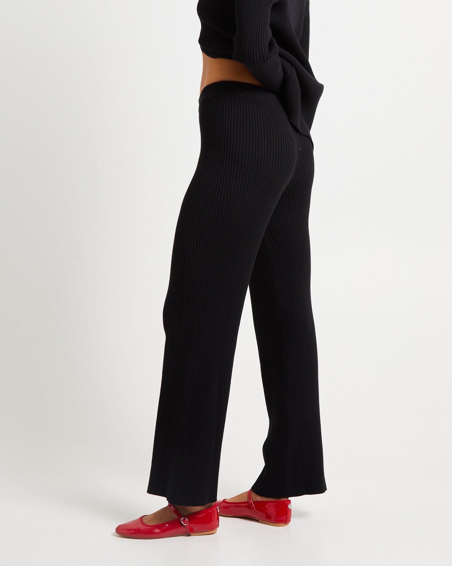 Kiah Knit Pants Black