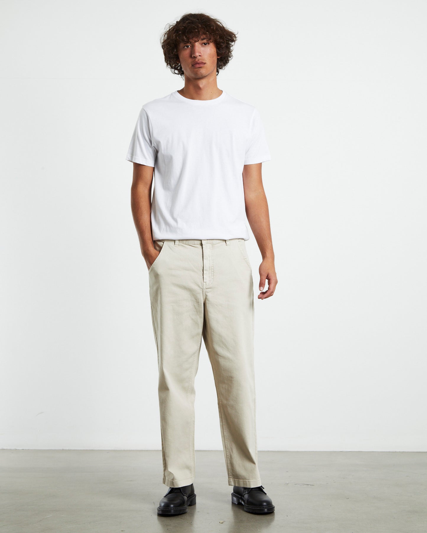 Miranda Vintage Straight Pants Stone