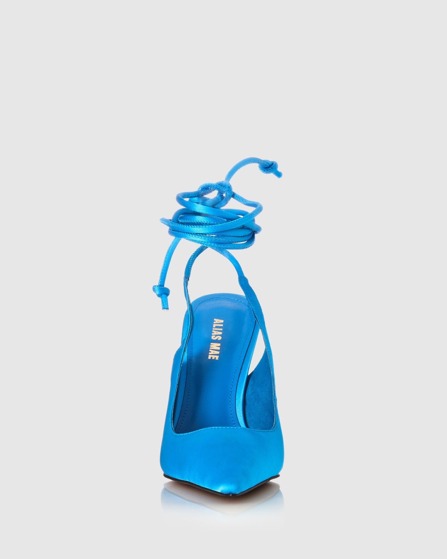 Bobby Heels Blue Satin