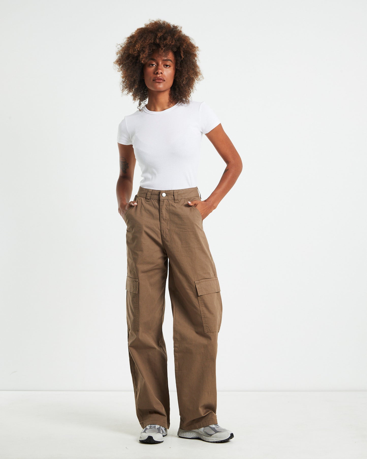 Donna Cargo Pants Walnut Brown