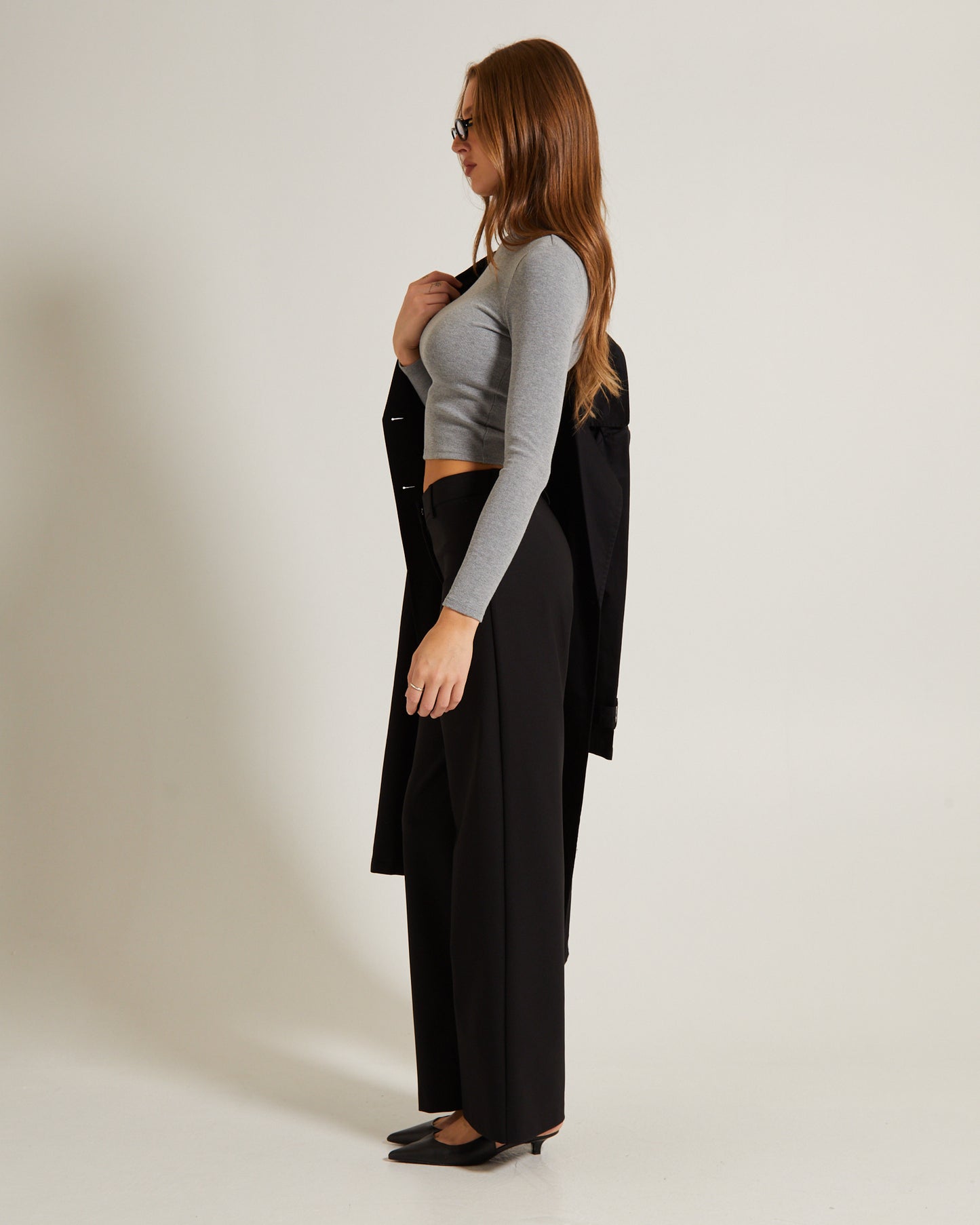 Ribbed Long Sleeve Skivvy