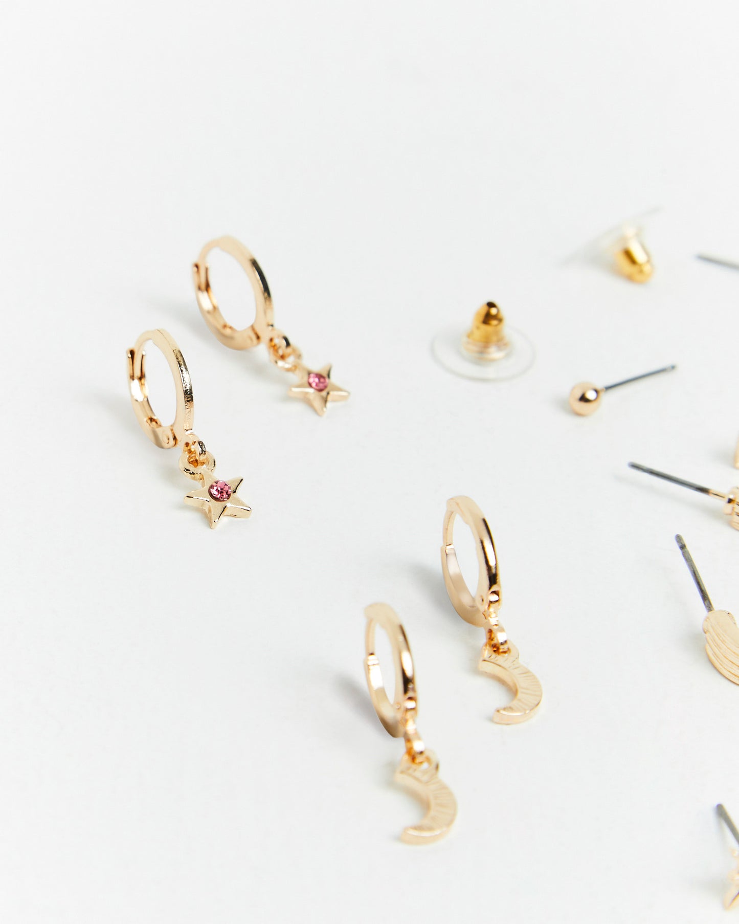 Lorena Earrings Pack in Gold