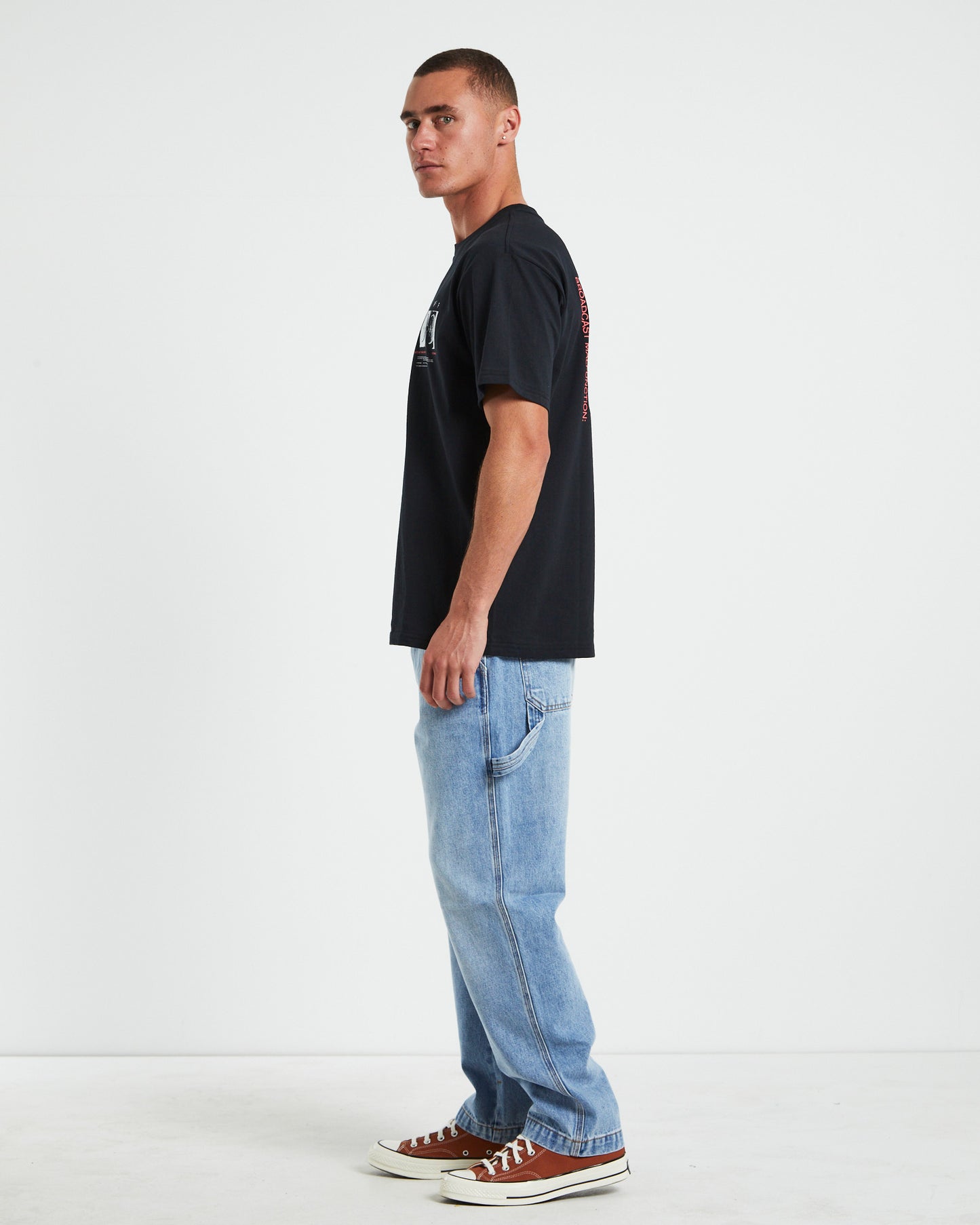 Quandary Short Sleeve T-Shirt in Black