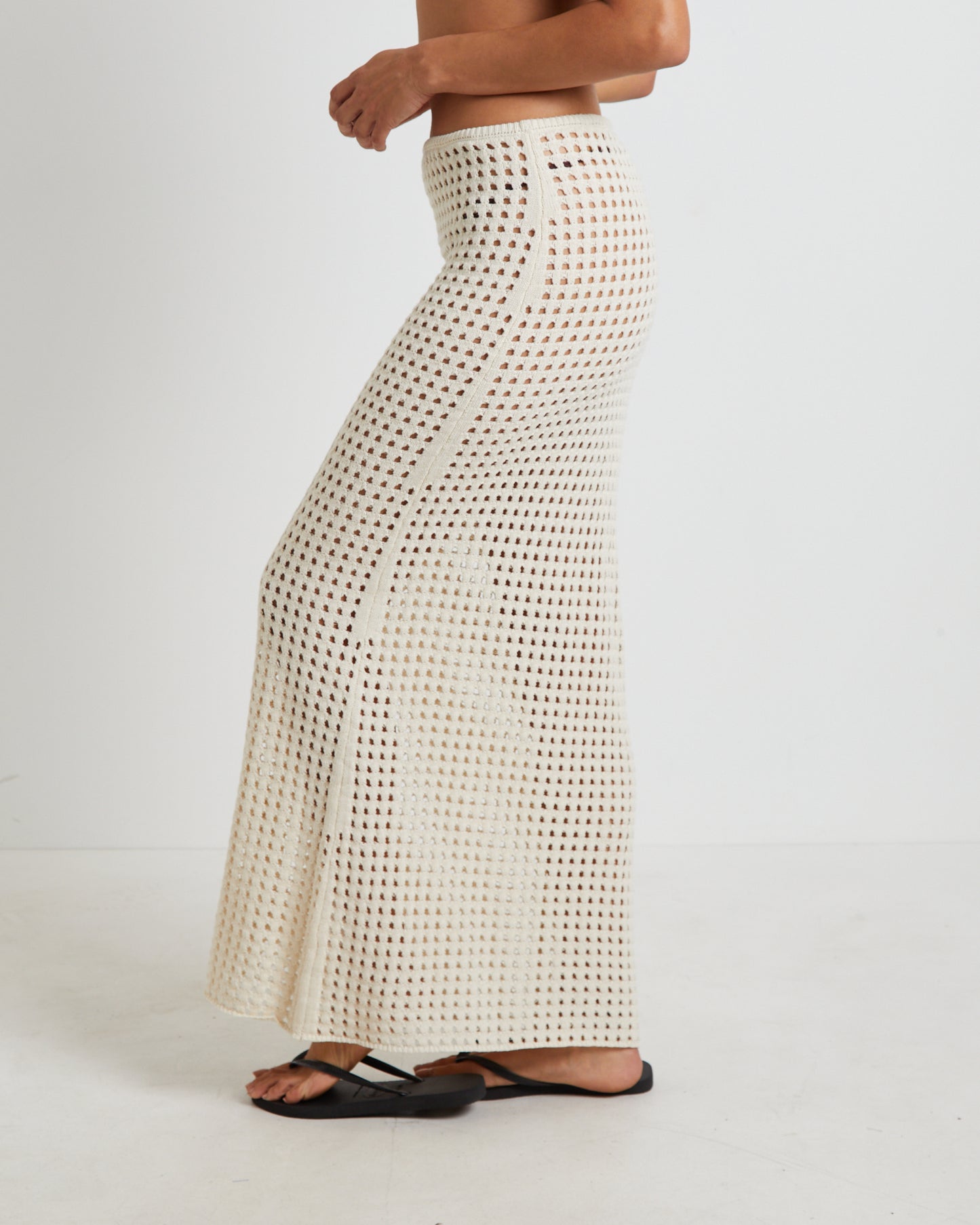 Iris Crochet Maxi Skirt