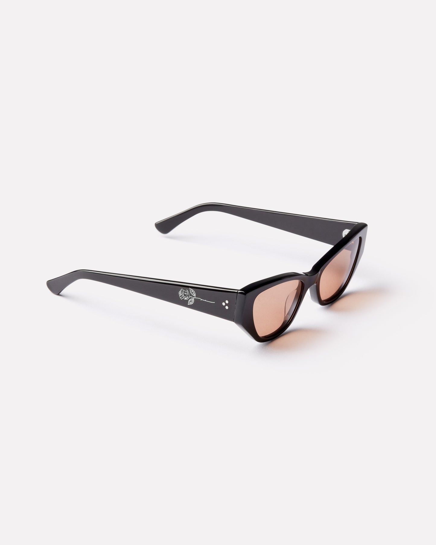 Reprise x Jack Freestone Sunglasses in Black/Bronze Amber