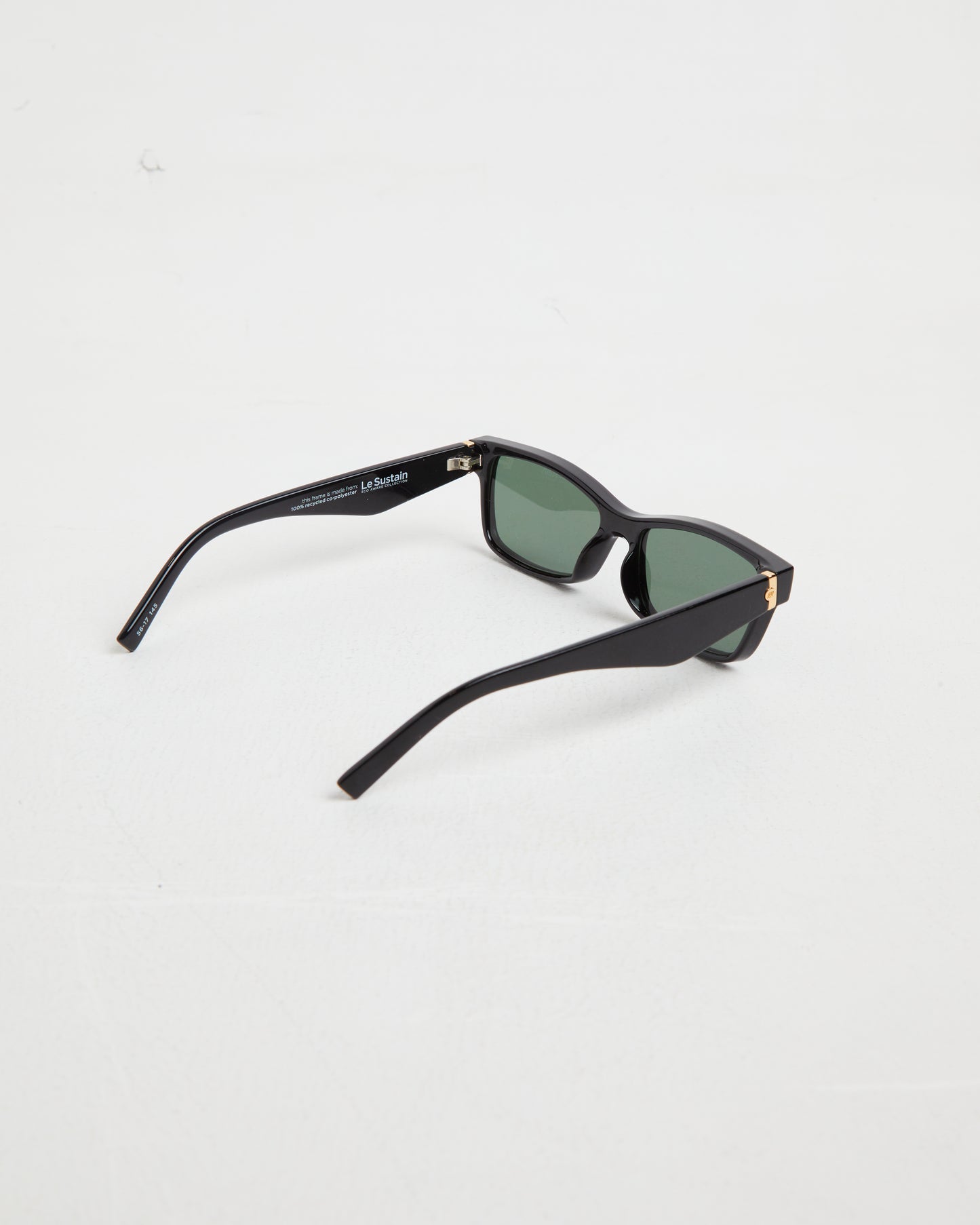 Le Sustain Plateaux Sunglasses in Black/Khaki Mono