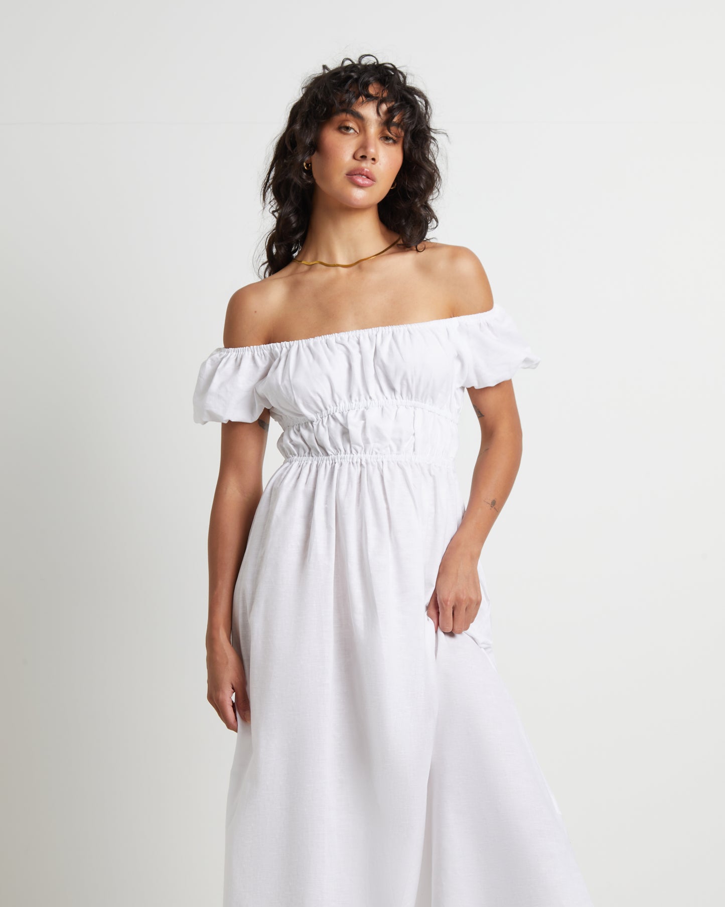 Sofia Maxi Dress in White