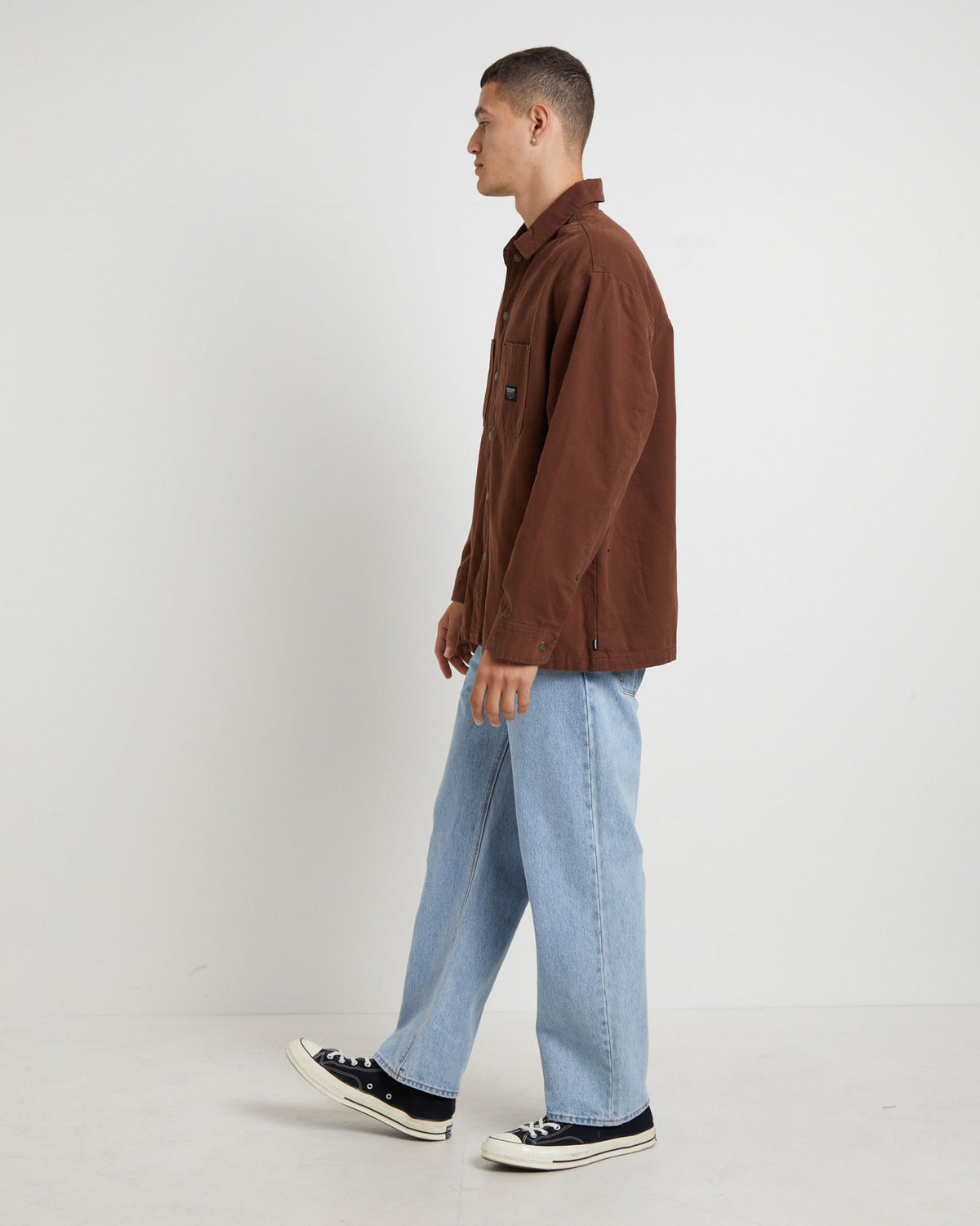 Newcastle Shacket in Brown BROWN