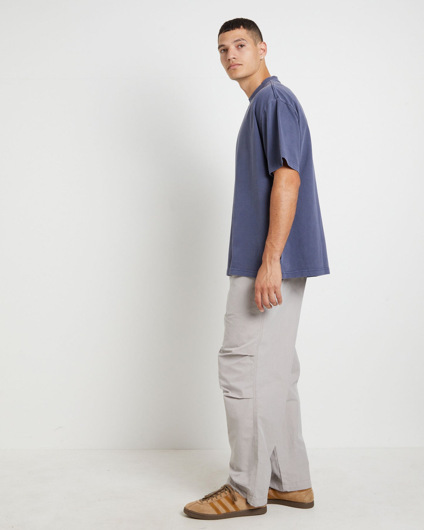 Logo Short Sleeve T-Shirt in Petrol Blue