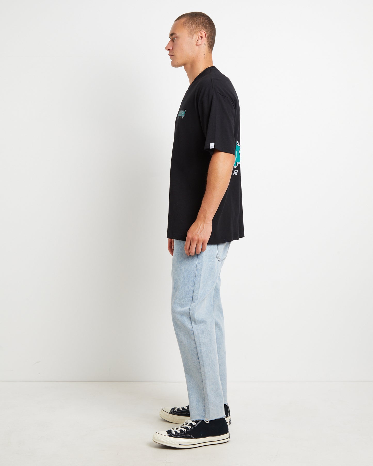 Graffer Short Sleeve T-Shirt in Black