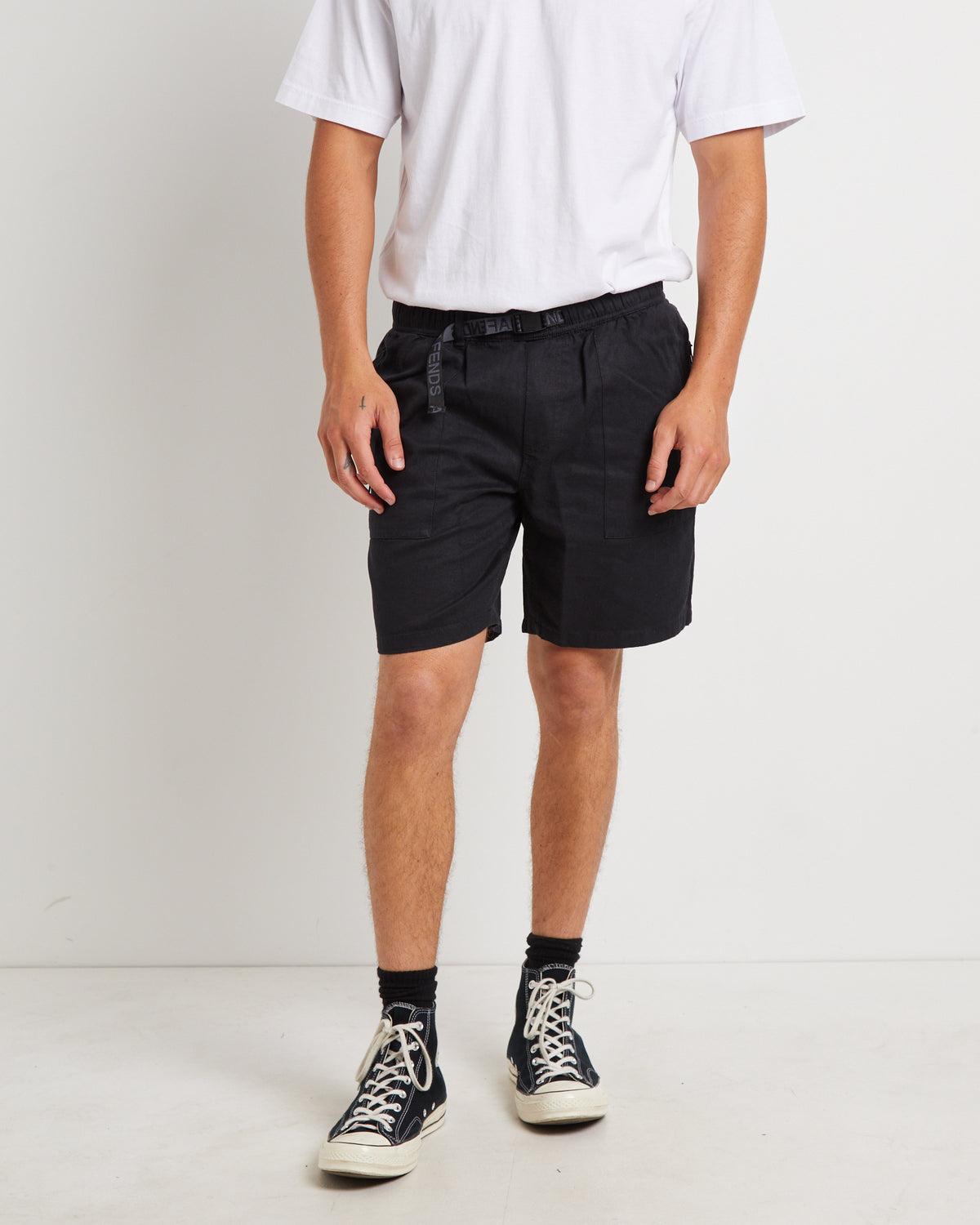 Cabal Hemp Technical Shorts in Black BLACK