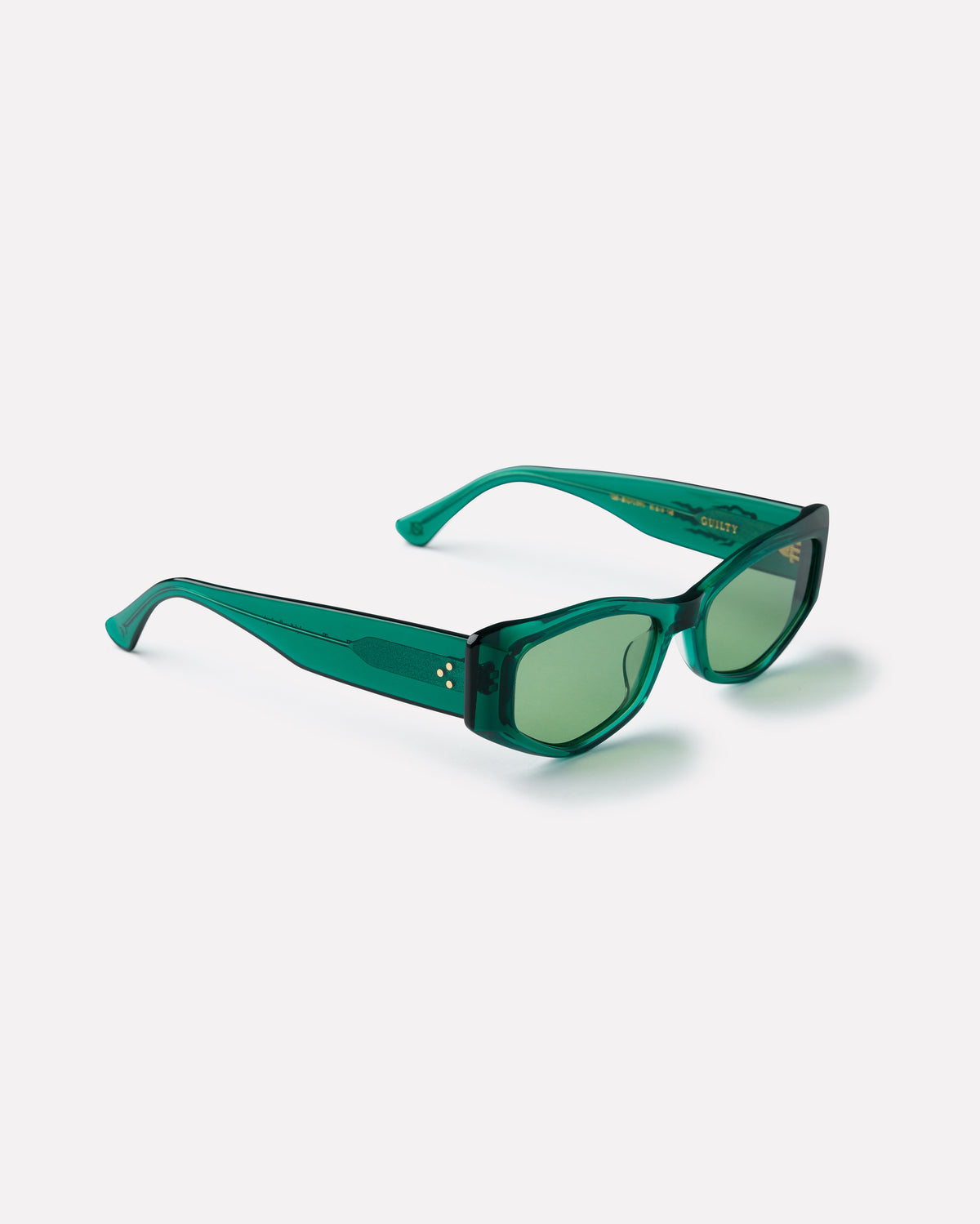 Guilty x Thomas Towend Sunglasses in Emerald Green EMERALD POLISHED / GREEN