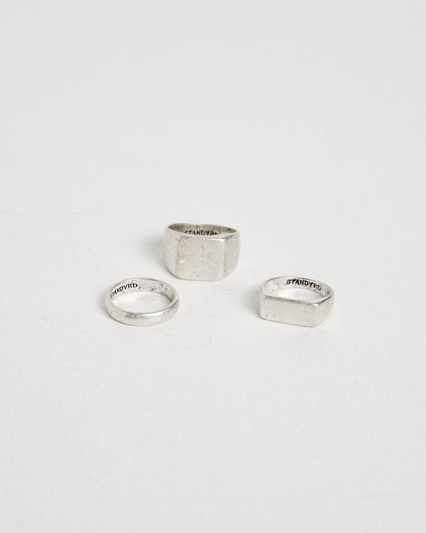 Ring 3 Pack in Silver