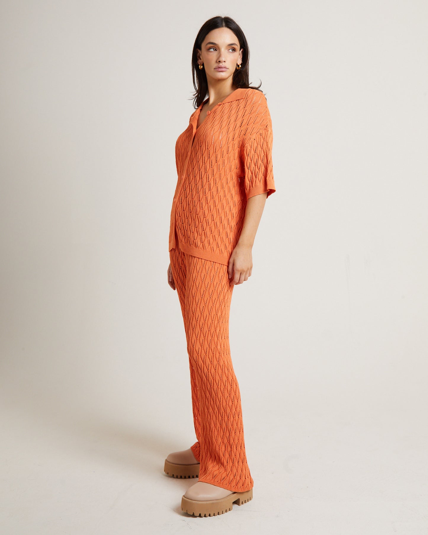 Claire Top in Orange