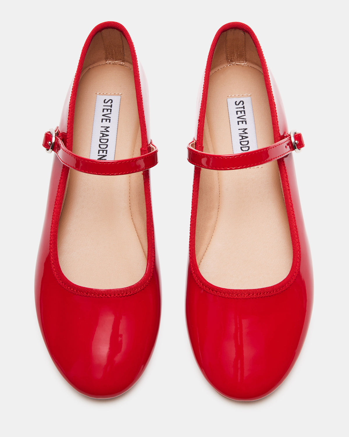 Vinetta Flats in Red Patent RED PATENT