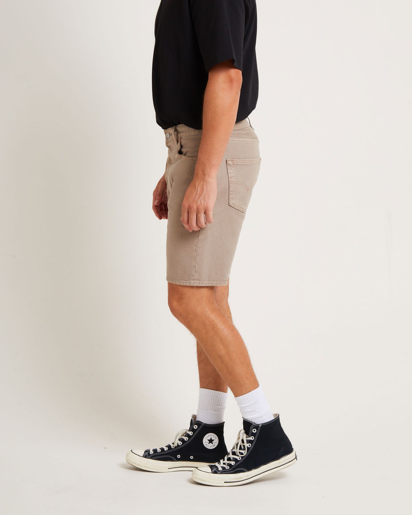 501 Denim Shorts in Beige