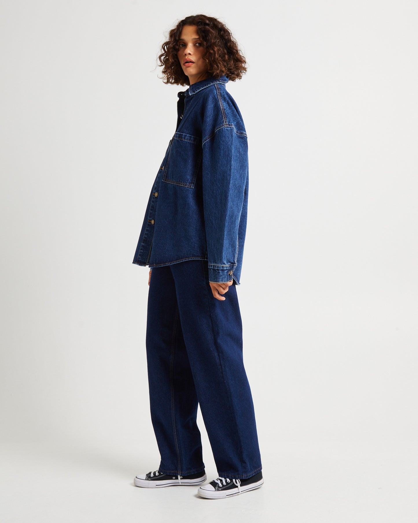 Hailey Denim Shirt Jacket