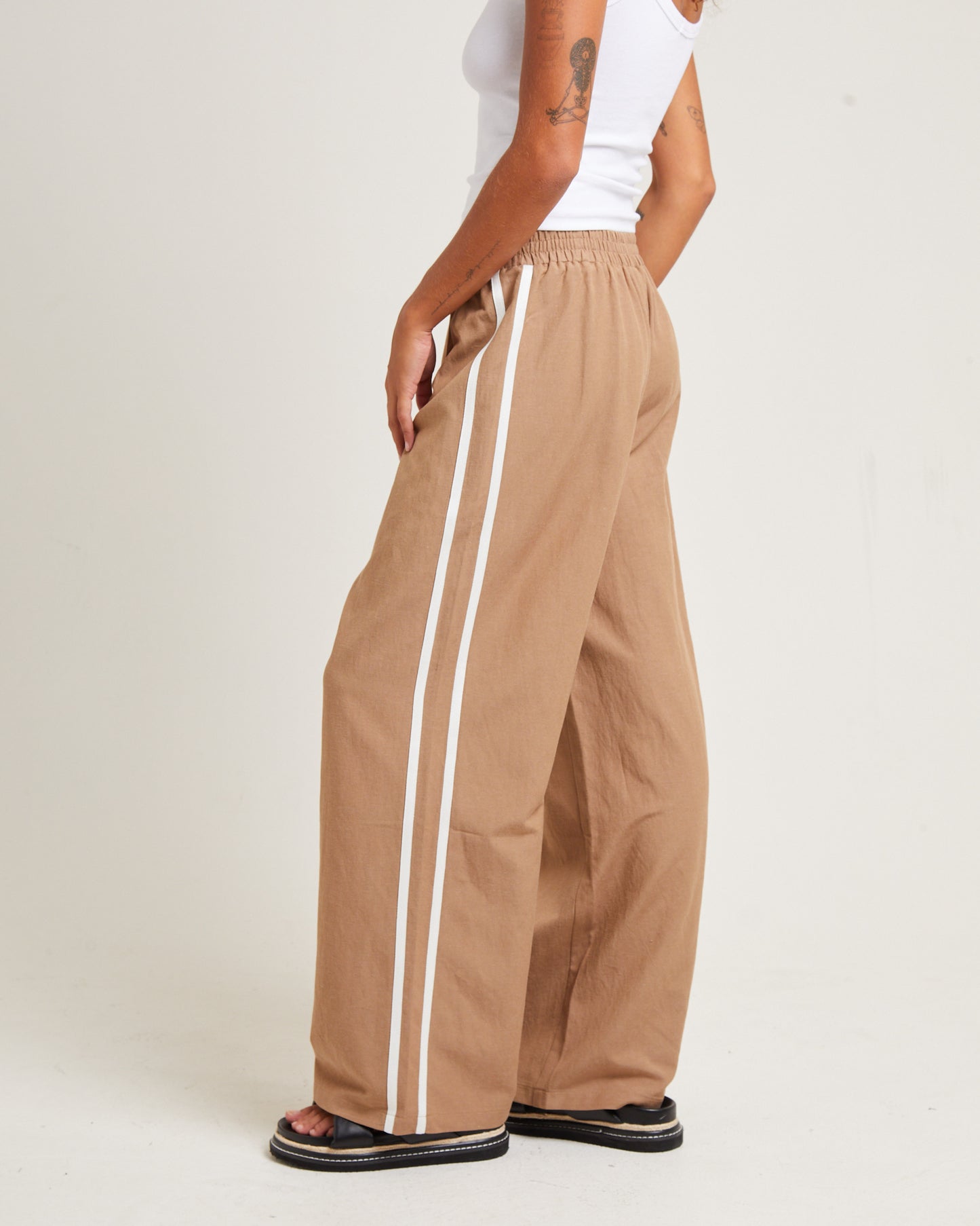 Cobi Cotton Sports Pants Caramel