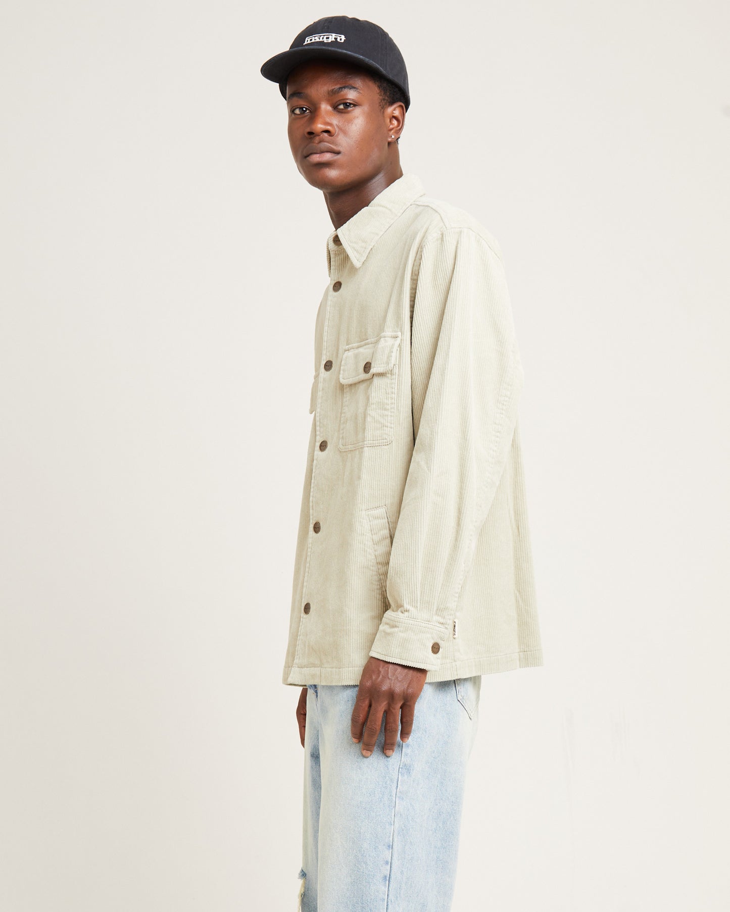 Conditions Cord Long Sleeve Overshirt