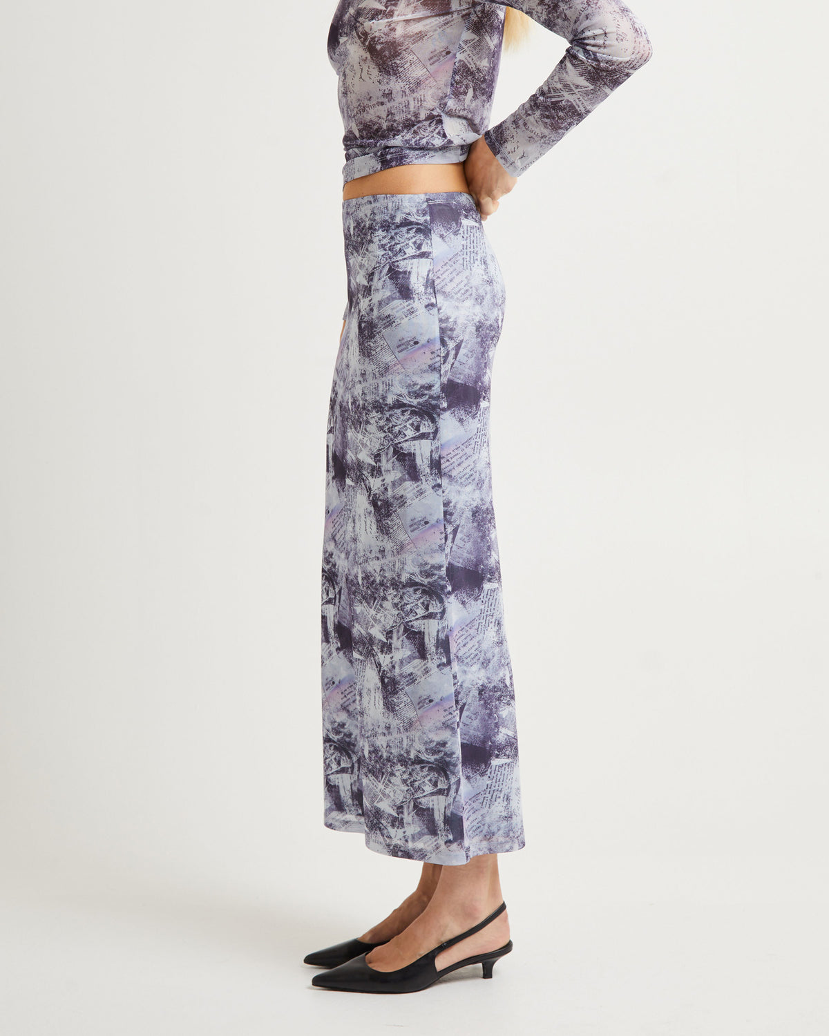 Hazy Mech Midi Skirt ASSORTED