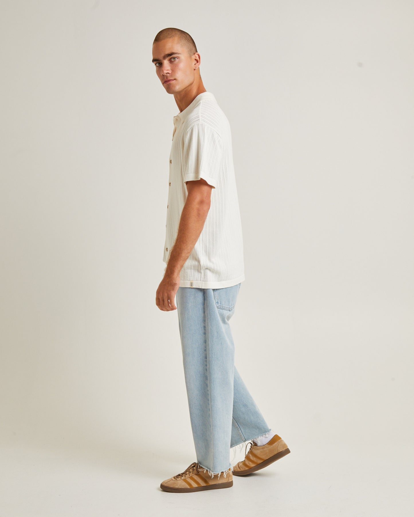 Intro Polo Short Sleeve Shirt White