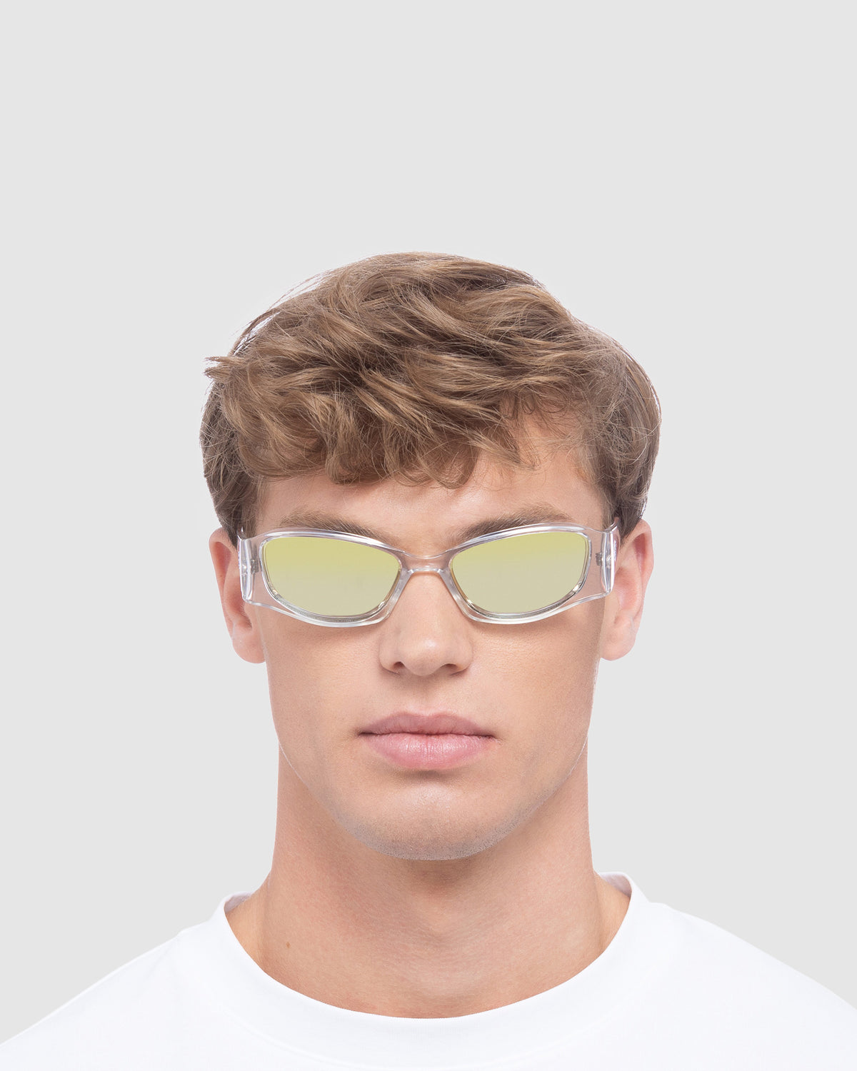 Afends X Le Specs Barrier Sunglasses Clear CLEAR